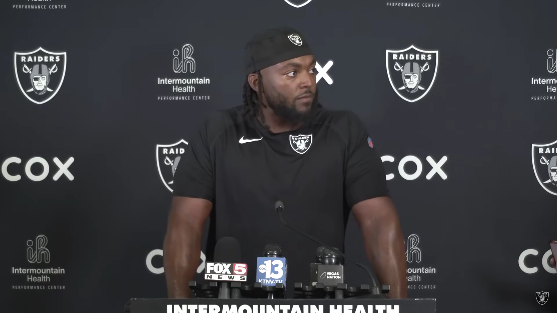 Las Vegas Raiders defensive tackle Adam Butler