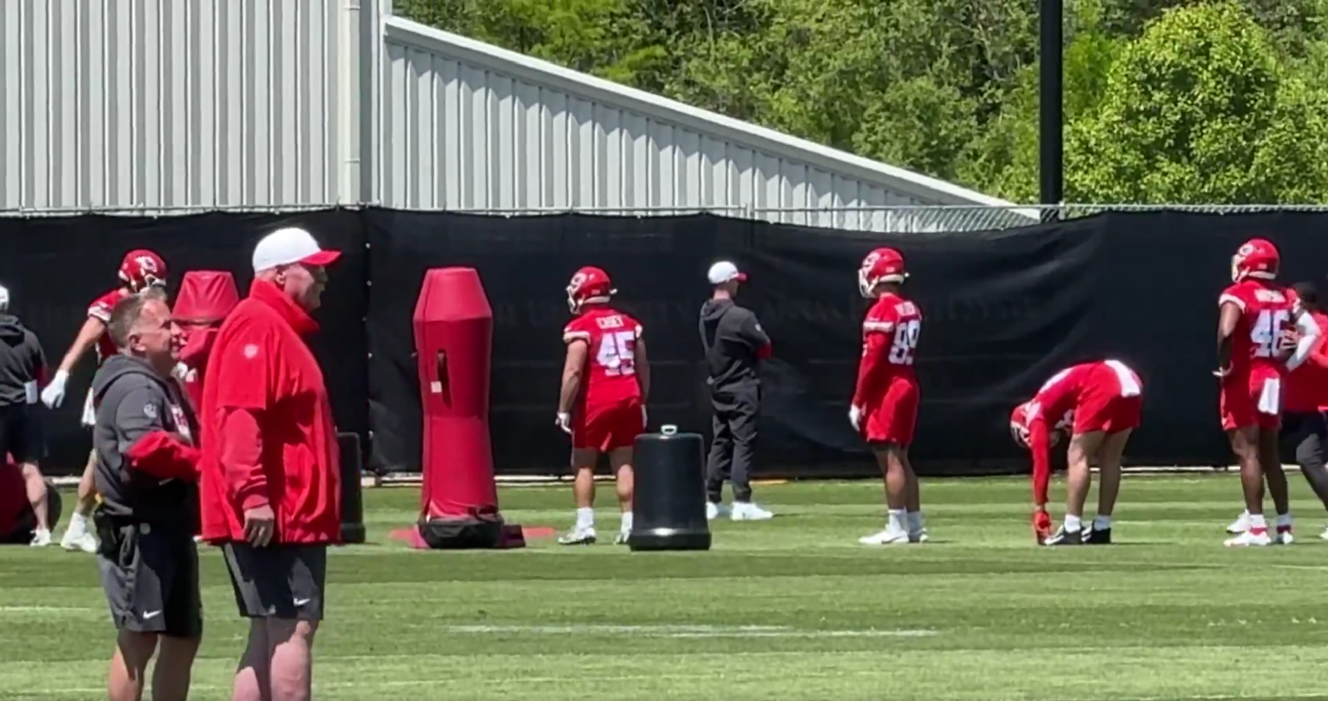Andy Reid at Chiefs mandatory minicamp
