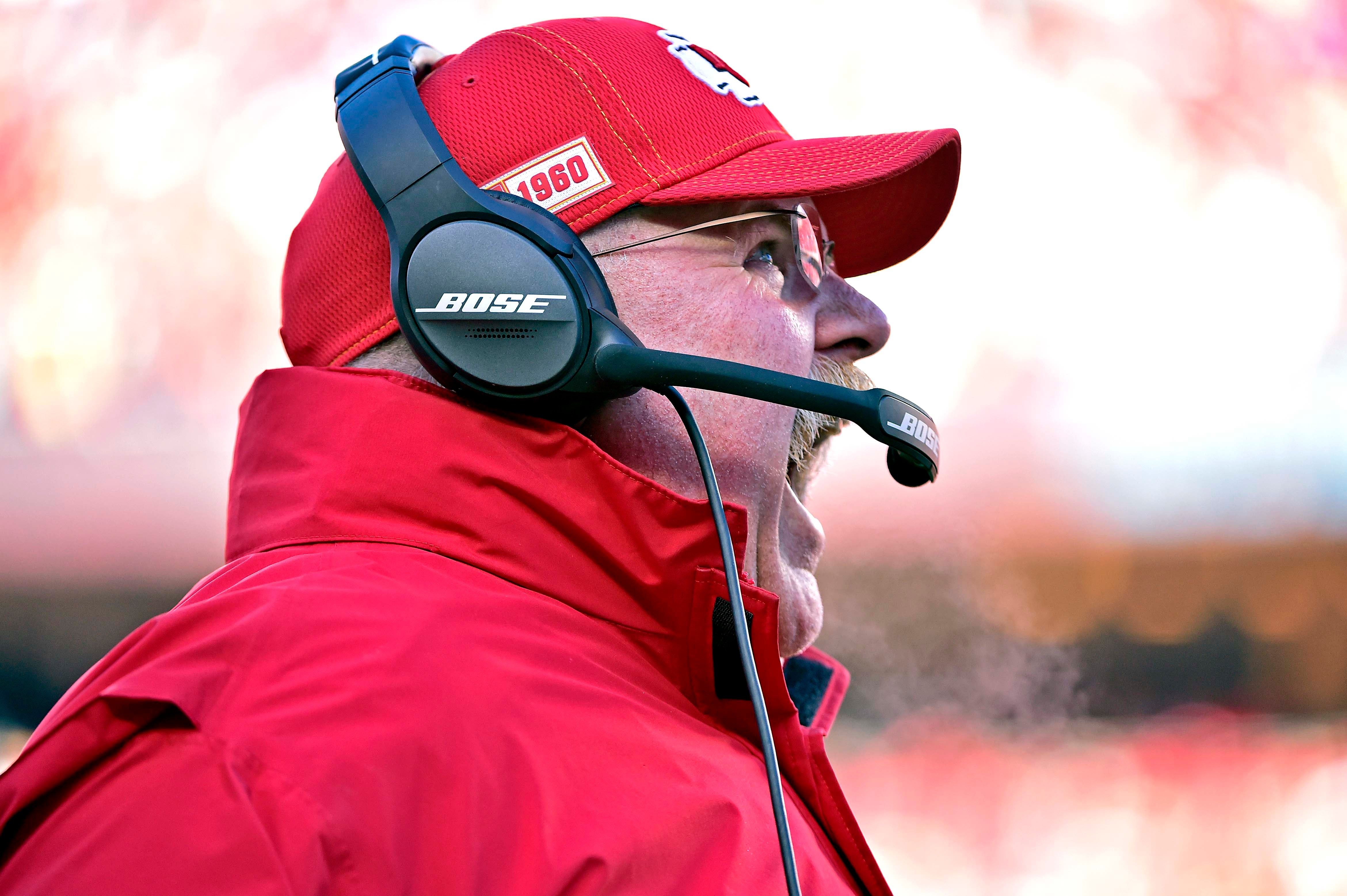 Kansas City Chiefs head coach Andy Reid