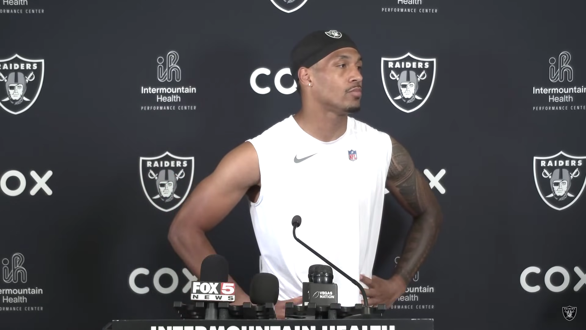 Las Vegas Raiders safety Isaiah Pola-Mao