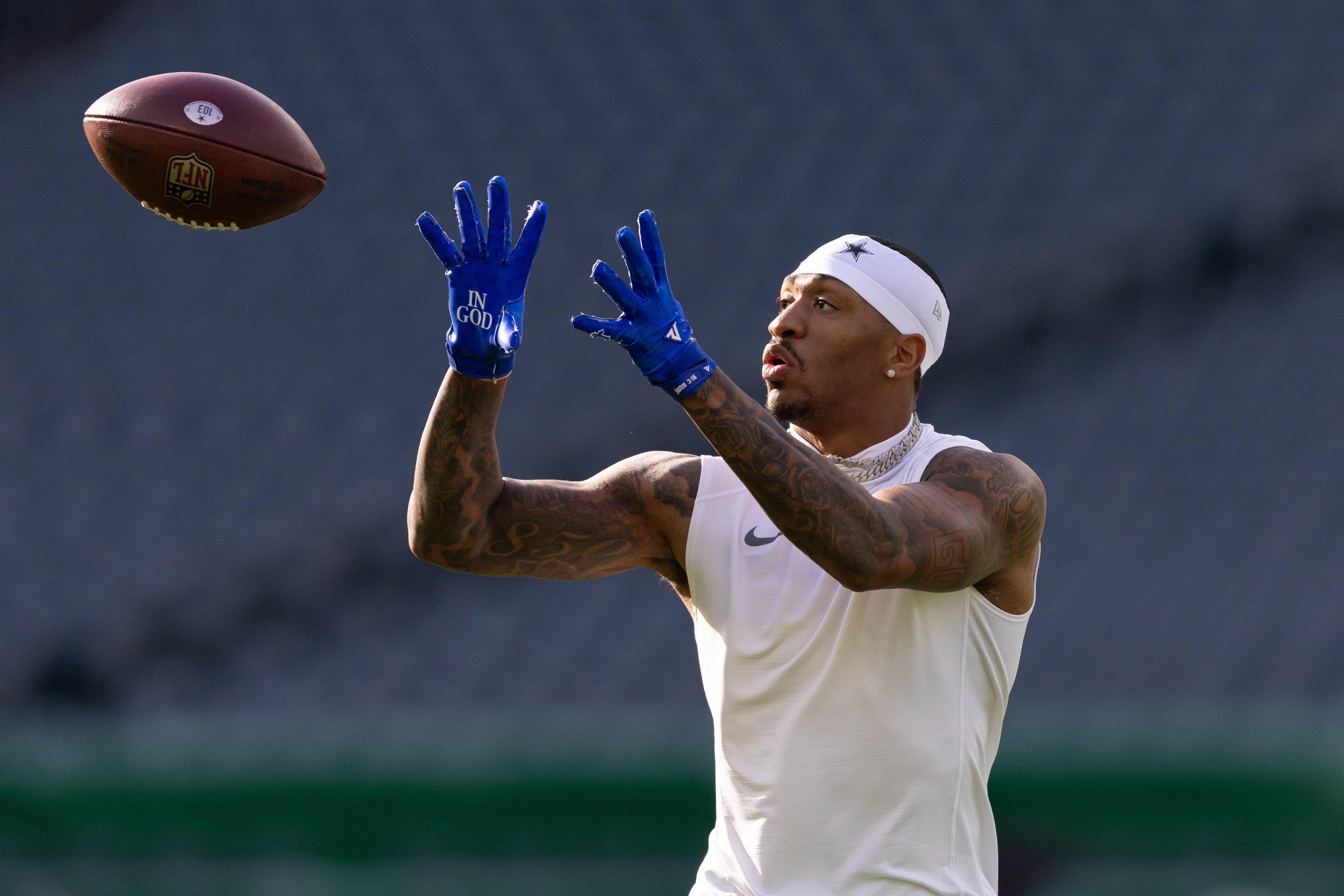 Dallas Cowboys safety Juanyeh Thomas (30) before a game against the Philadelphia Eagles at Lincoln Financial Field.