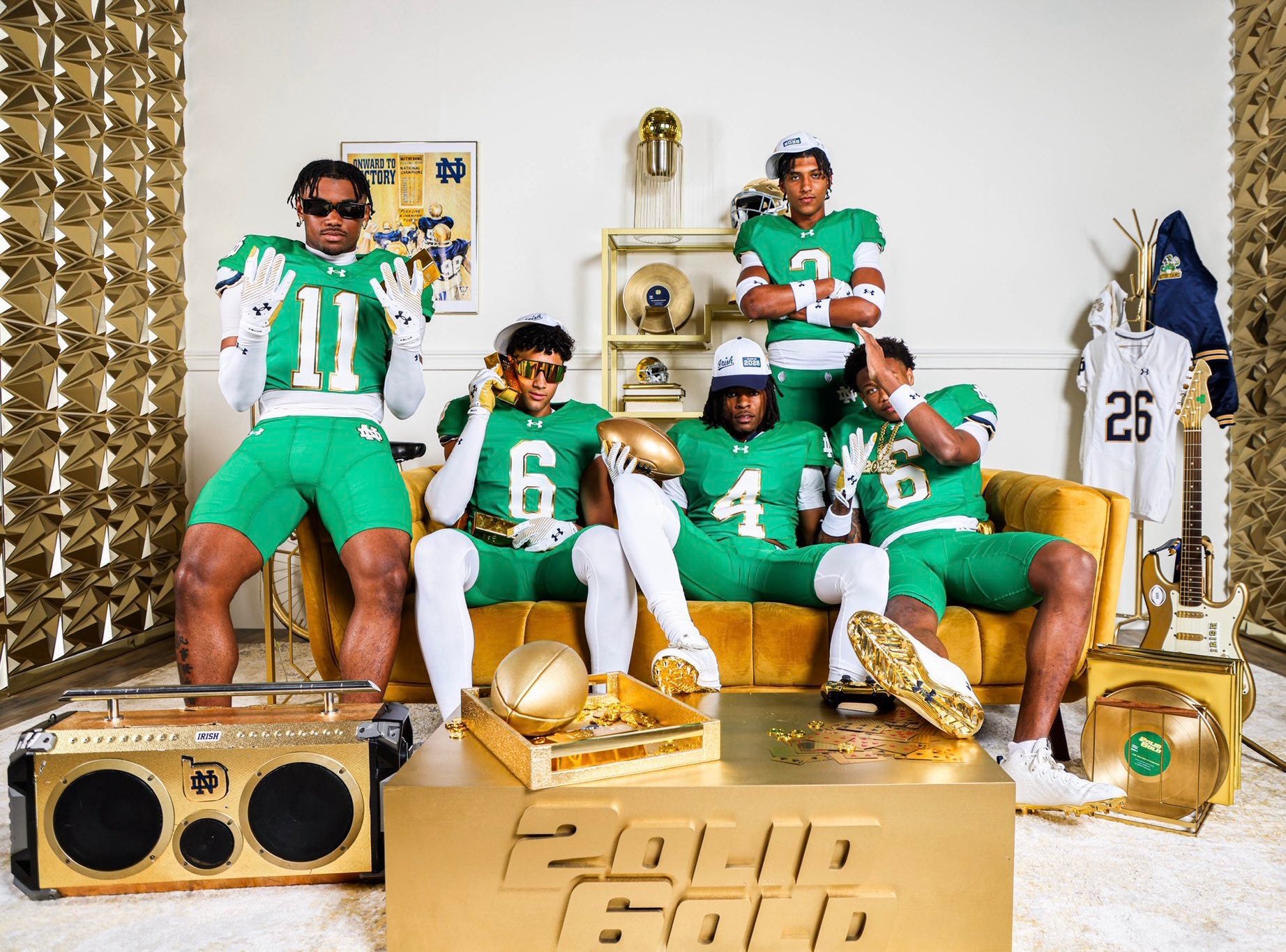 Defensive back targets on campus for Notre Dame recruiting weekend