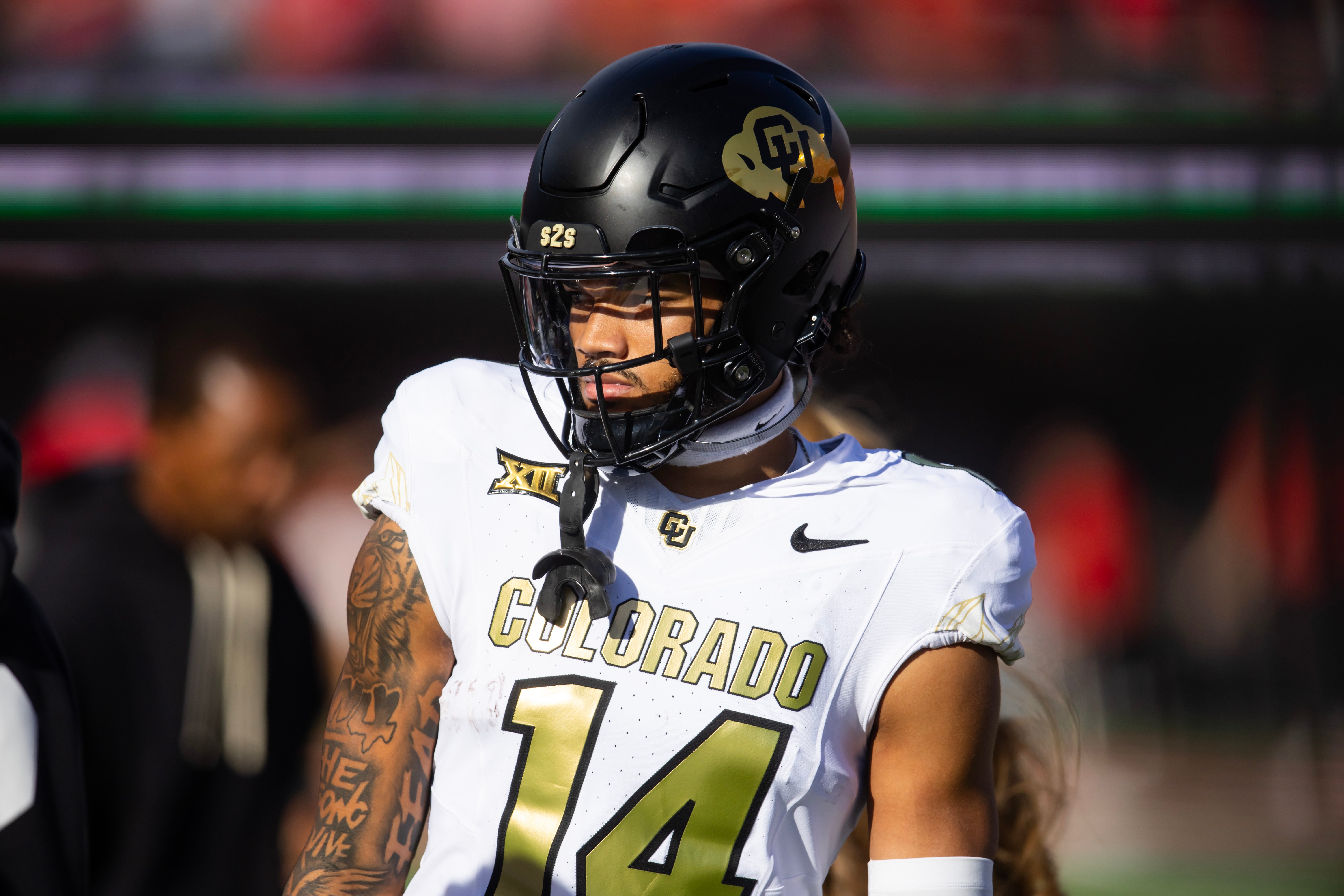 Colorado Buffalos wide receiver Will Sheppard (14) against the Arizona Wildcats at Arizona Stadium. 