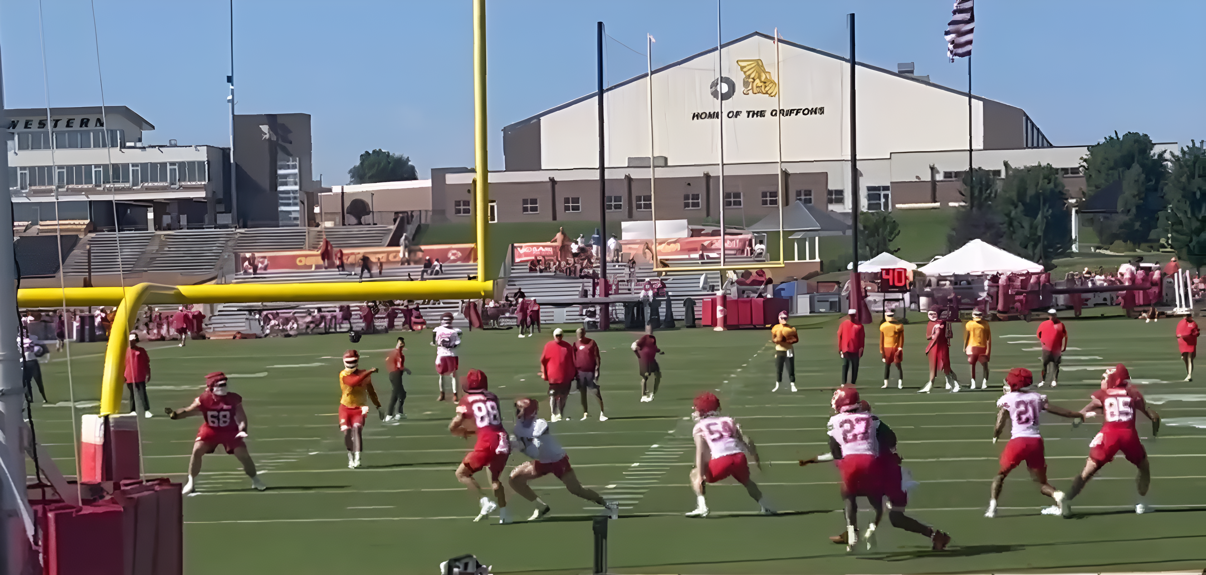 Chiefs QB Patrick Mahomes to TE Jake Briningstool Chiefs training camp.