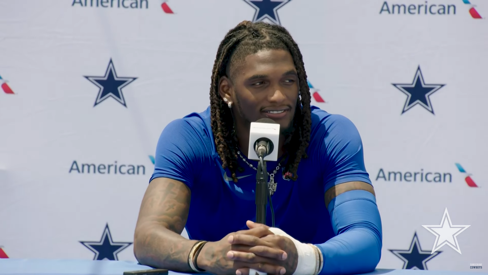 Dallas Cowboys WR CeeDee Lamb discusses new teammate George Pickens.