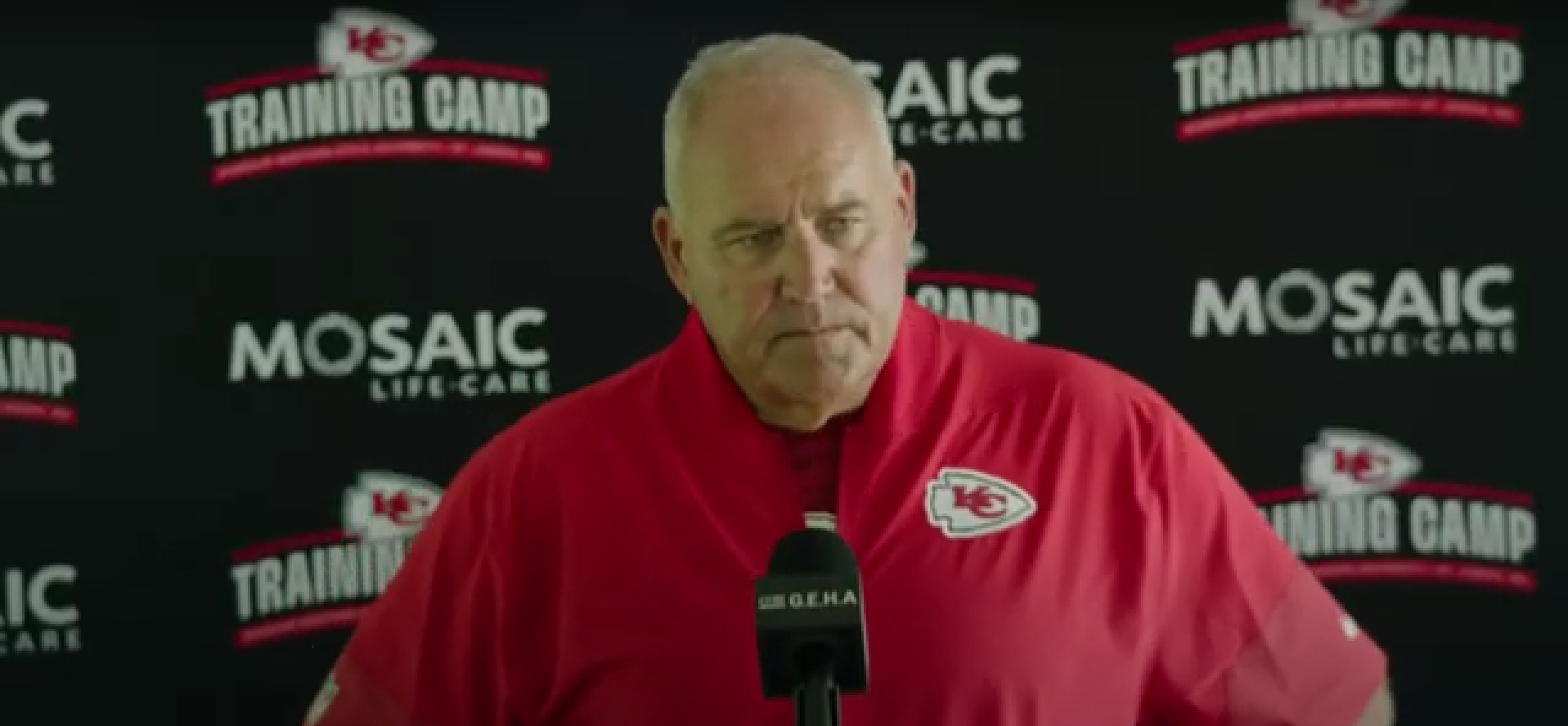 Special teams coordinator Dave Toub Kansas City Chiefs training camp