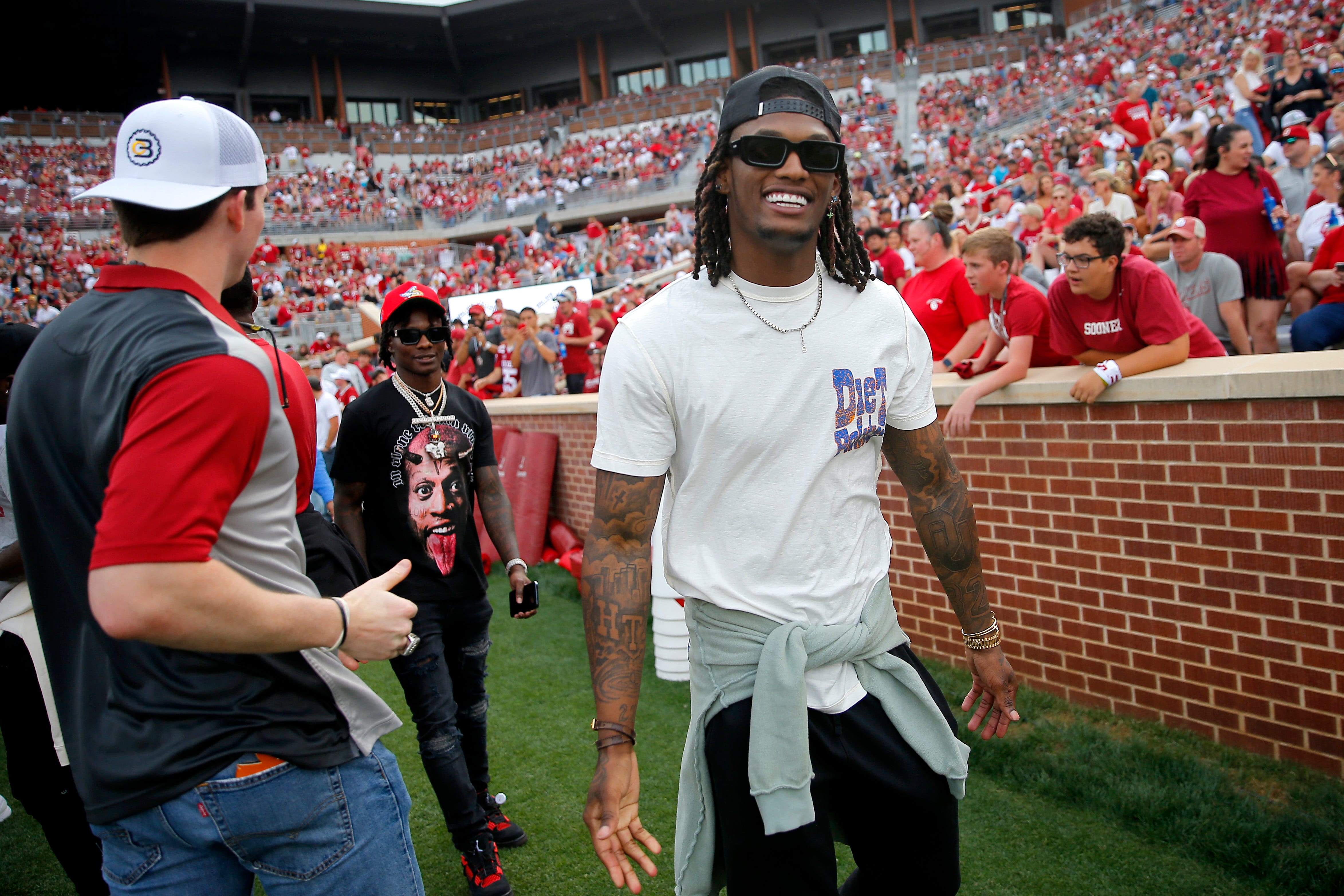 Former Oklahoma Sooners wide receiver CeeDee lamb Dallas Cowboys