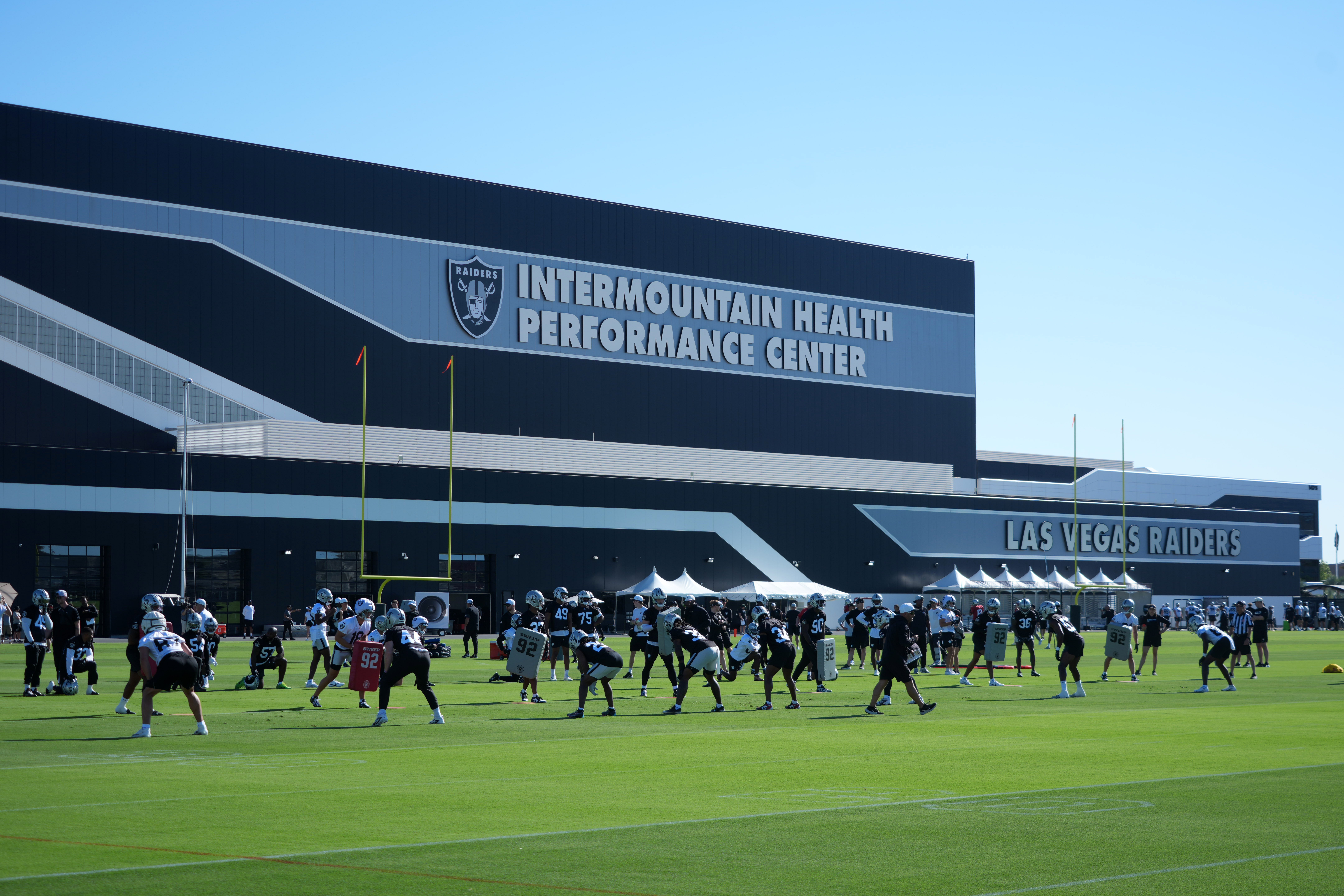 Las Vegas Raiders training camp practice facility