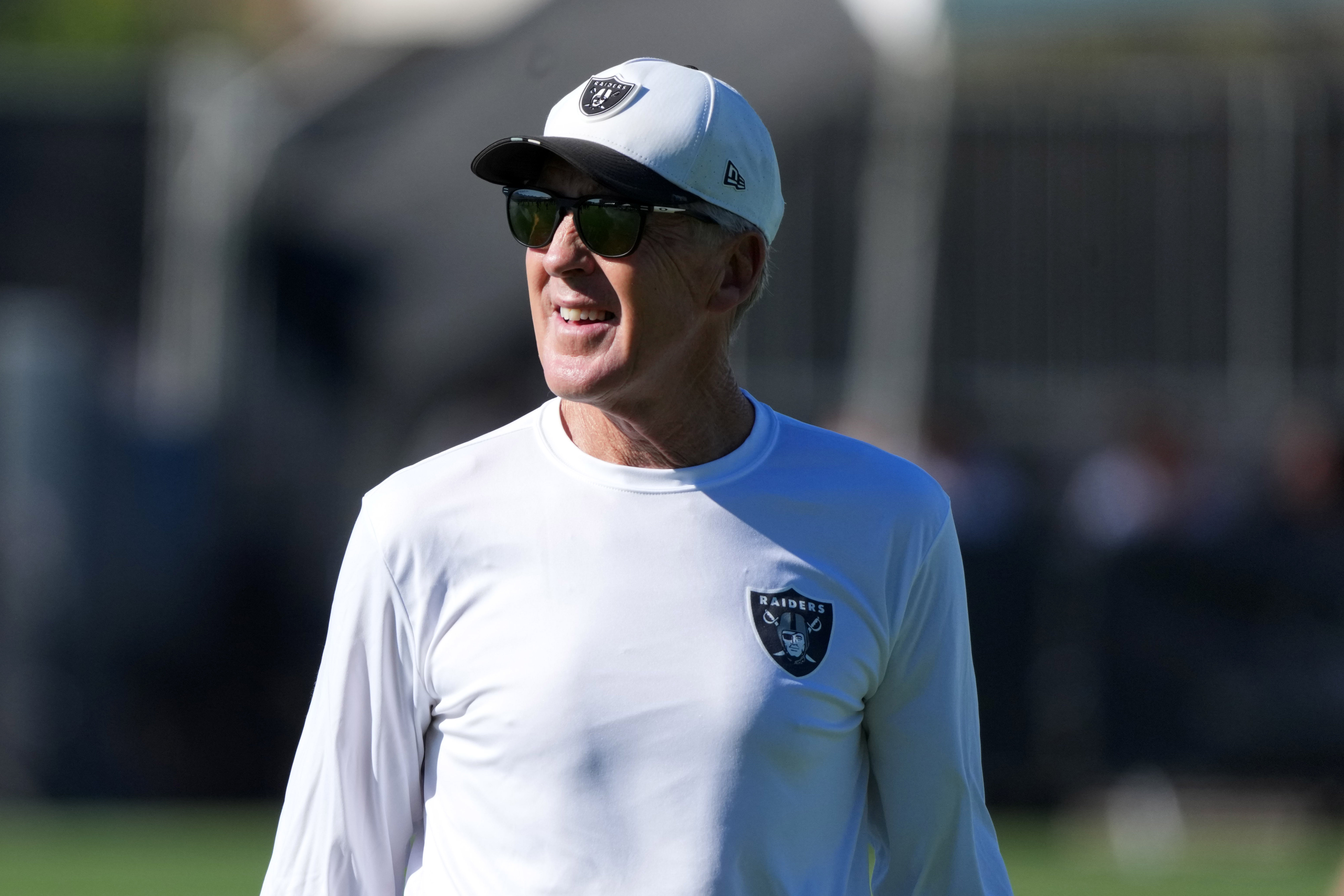 Las Vegas Raiders head coach Pete Carroll at training camp