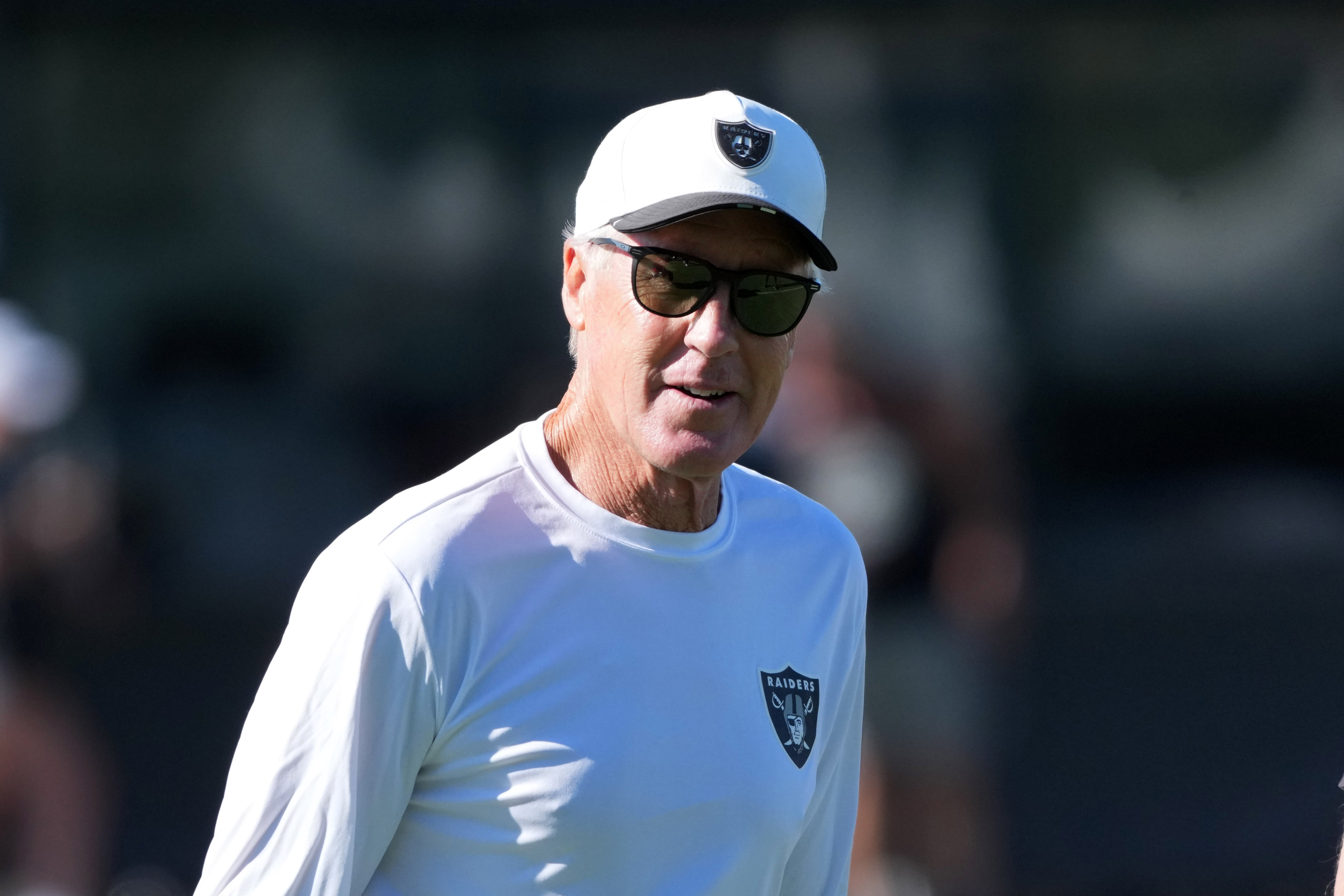 Las Vegas Raiders head coach Pete Carroll at training camp
