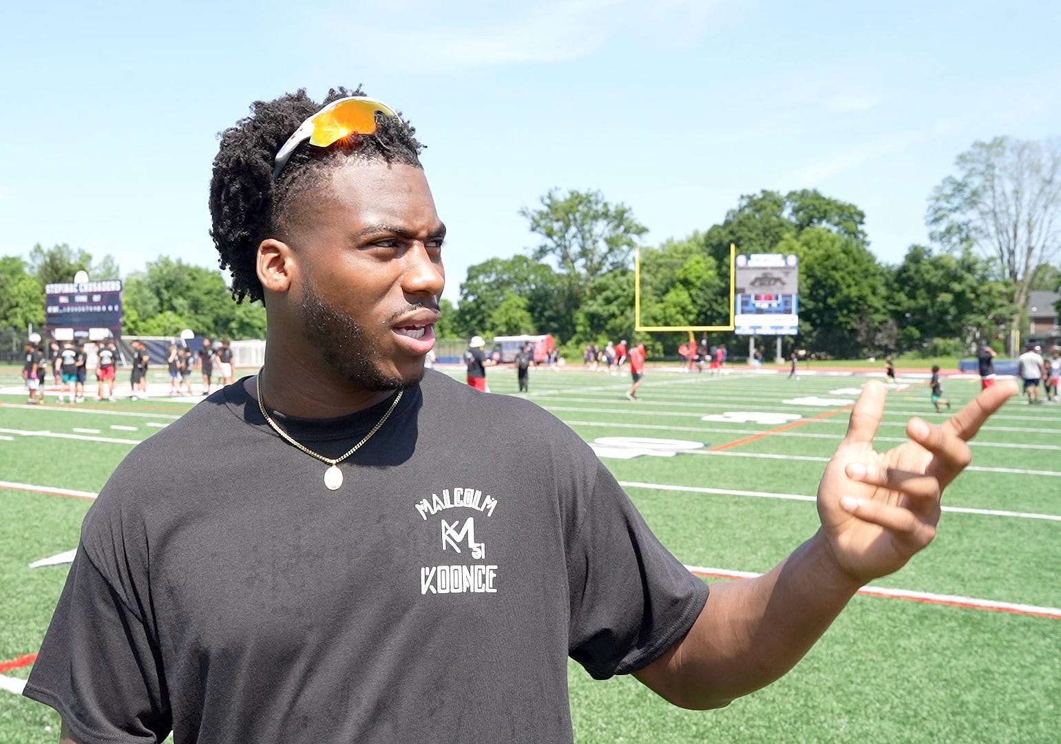 Las Vegas Raiders defensive end Malcolm Koonce