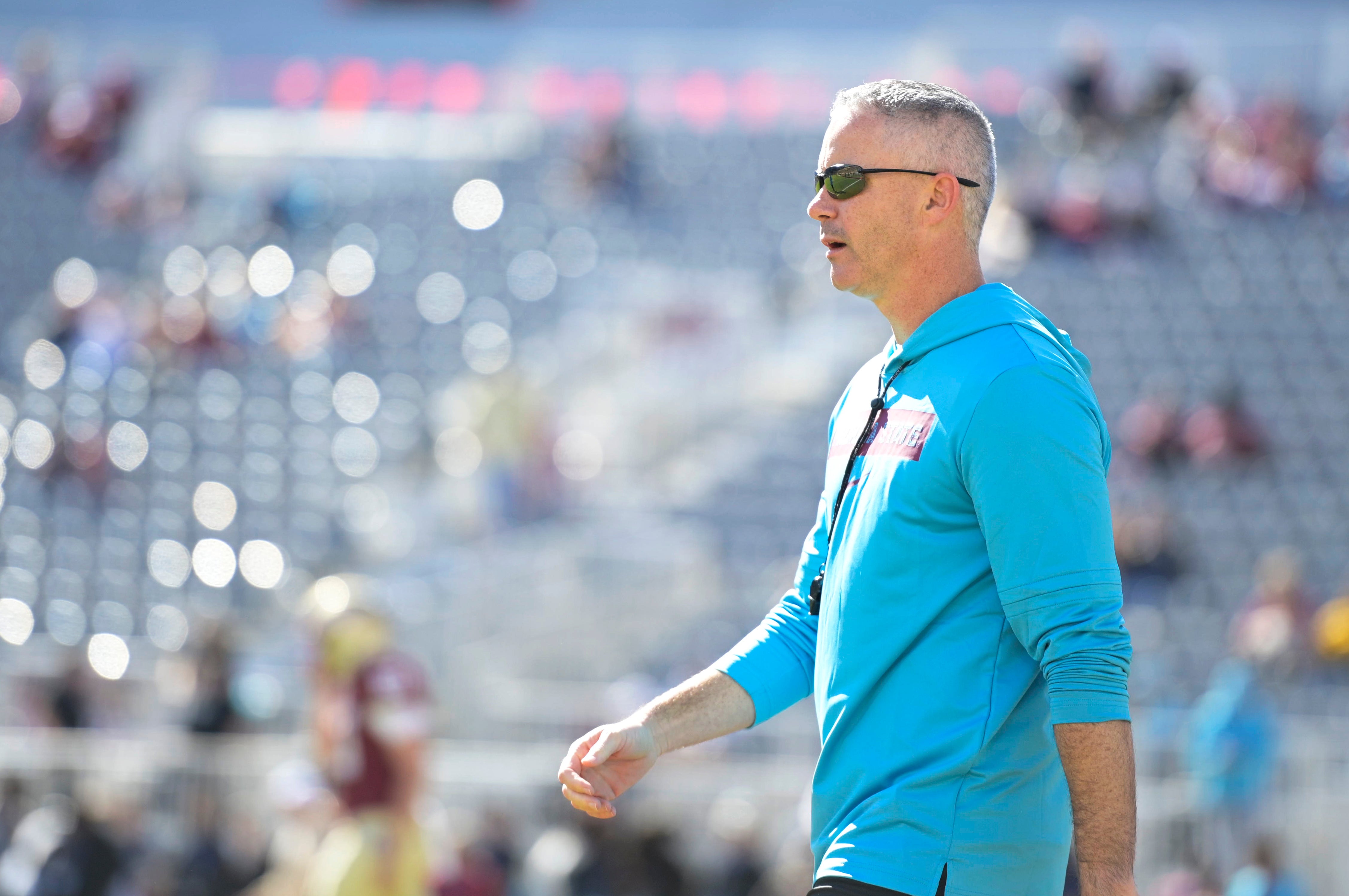Florida State Seminoles head coach Mike Norvell