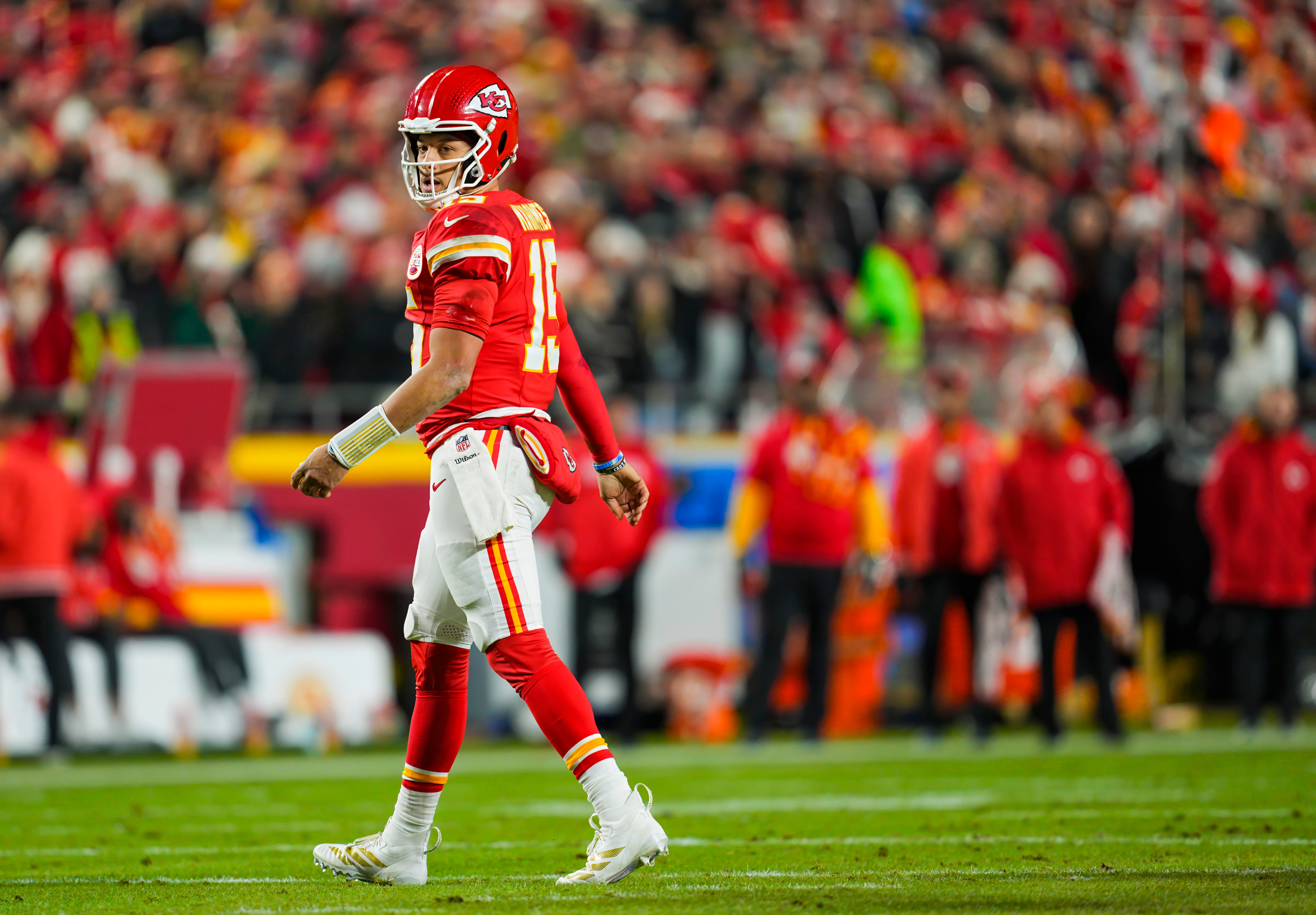 Kansas City Chiefs quarrterback Patrick Mahomes