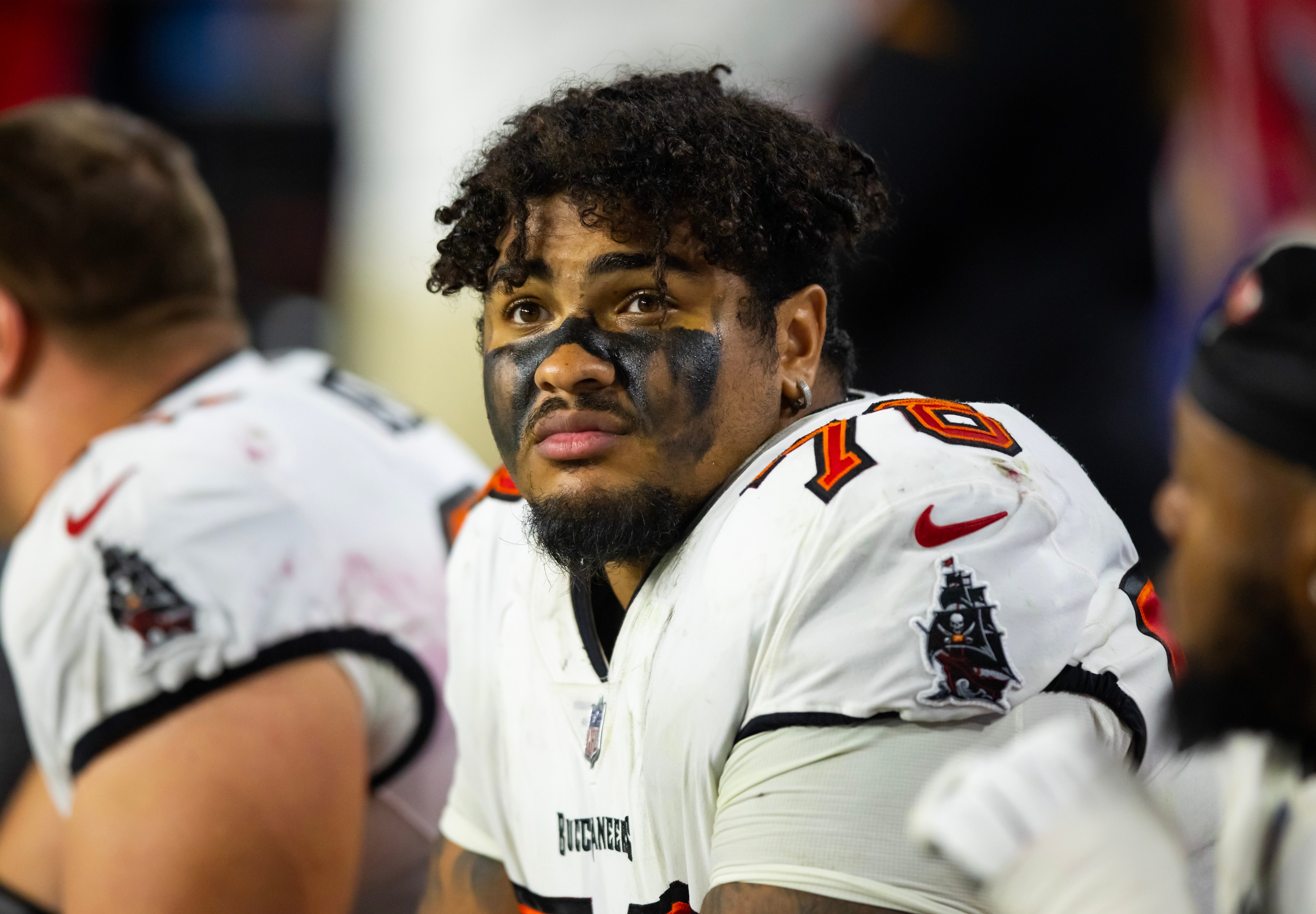 Dec 25, 2022; Glendale, Arizona, USA; Tampa Bay Buccaneers offensive tackle Tristan Wirfs (78) against the Arizona Cardinals at State Farm Stadium.