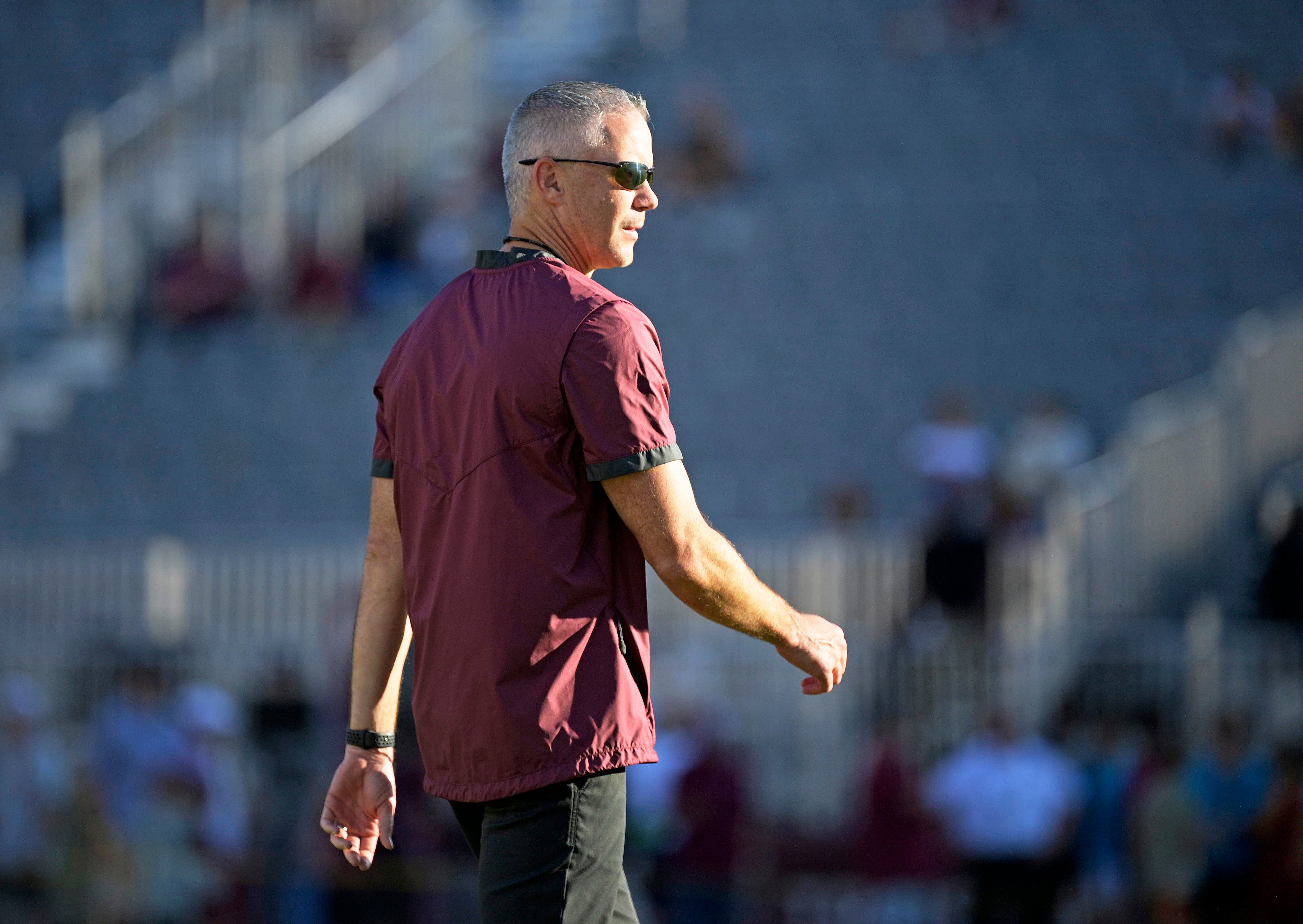 Florida State Seminoles head coach Mike Norvell