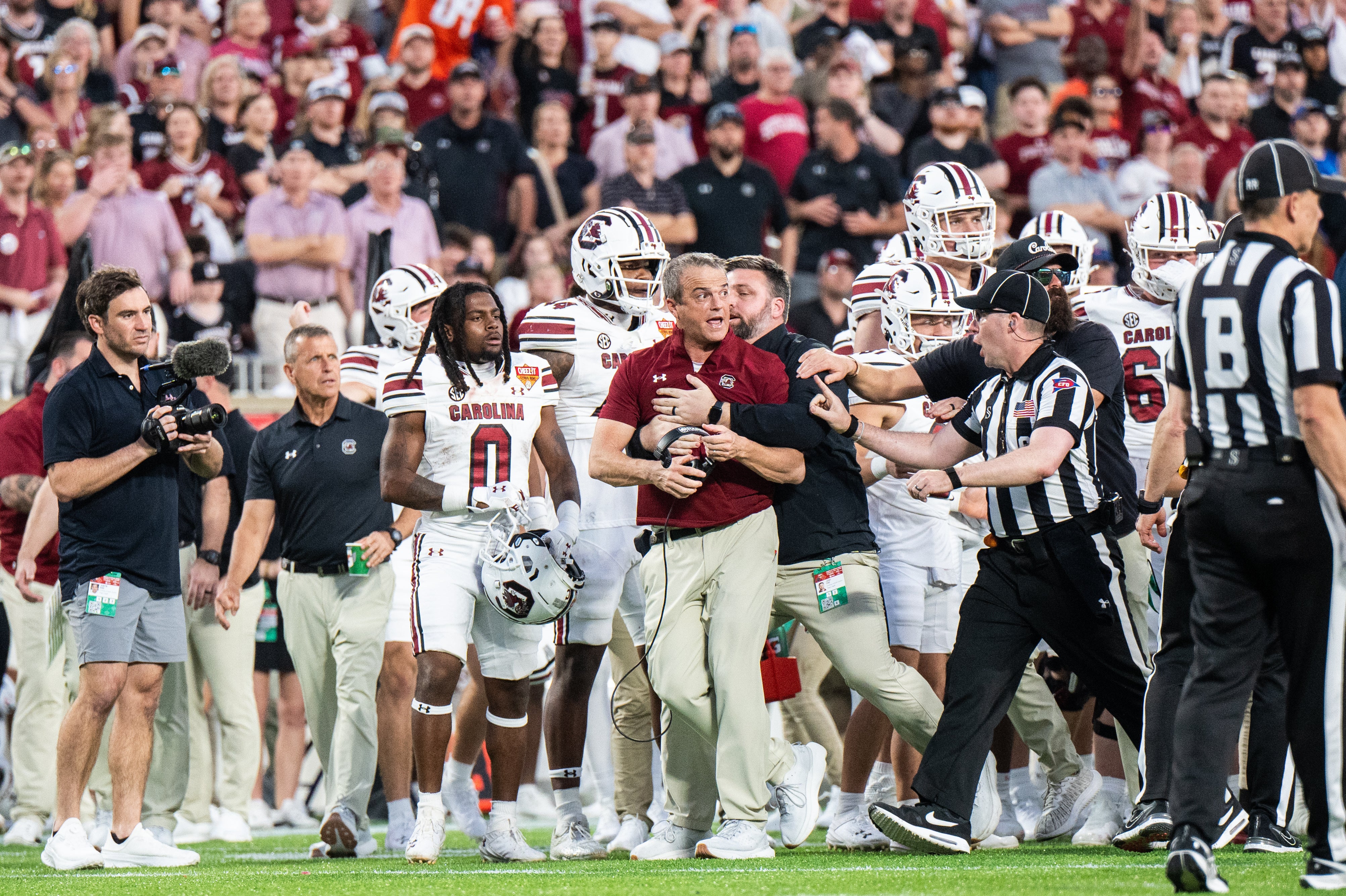 South Carolina head coach Shane Beamer