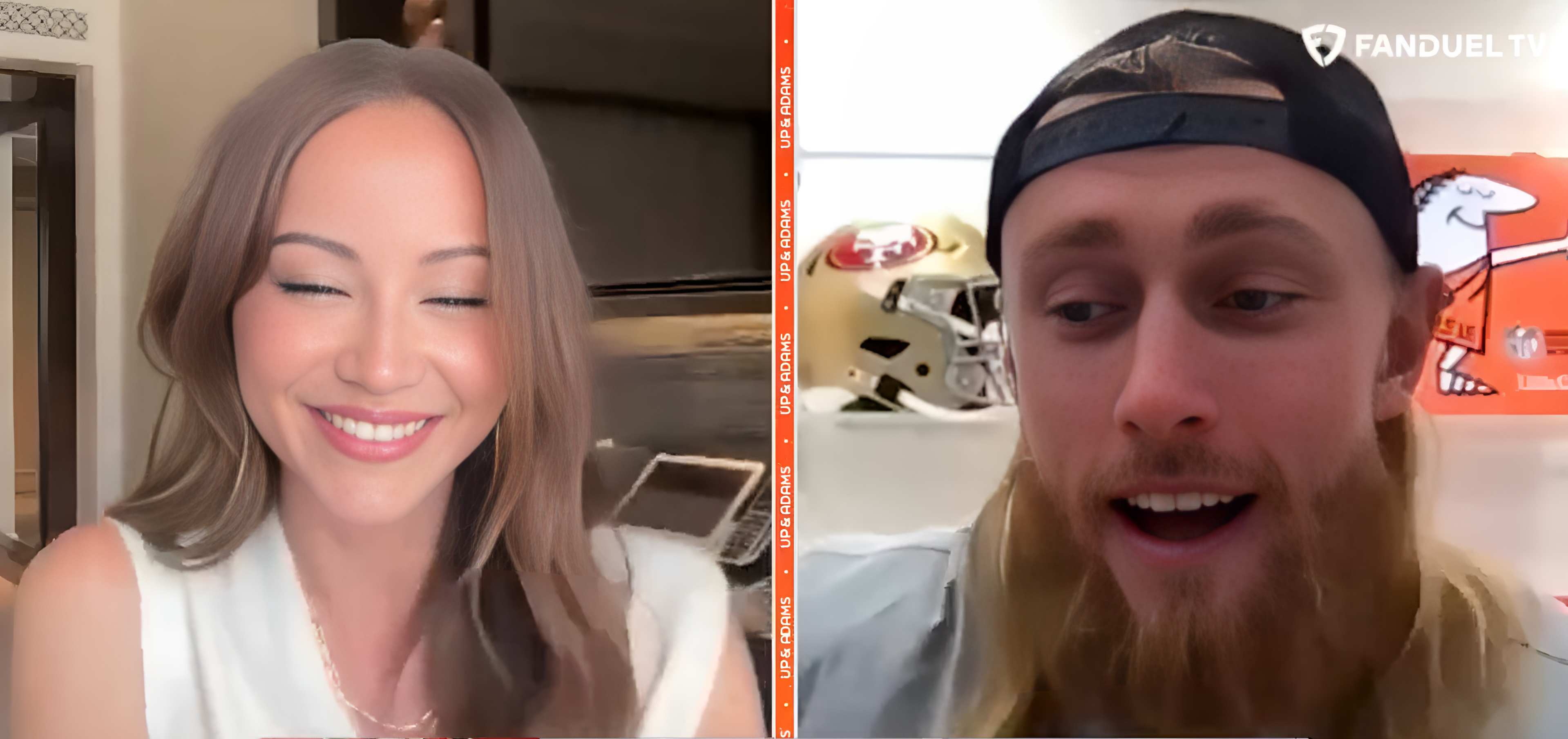 San Francisco 49ers tight end George Kittle on "Up & Adams" show