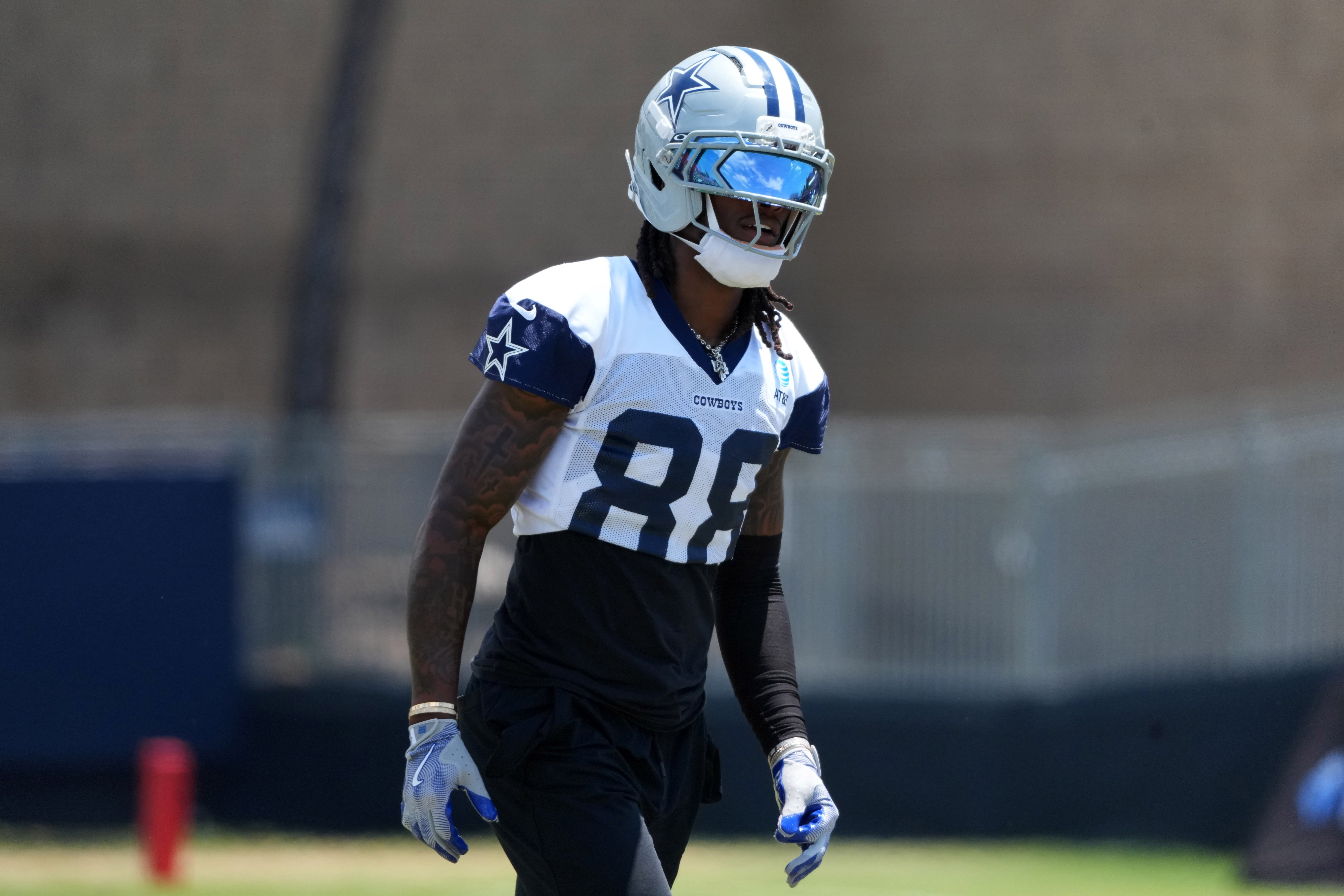 Dallas Cowboys receiver CeeDee Lamb (88) at training camp at the River Ridge Fields.