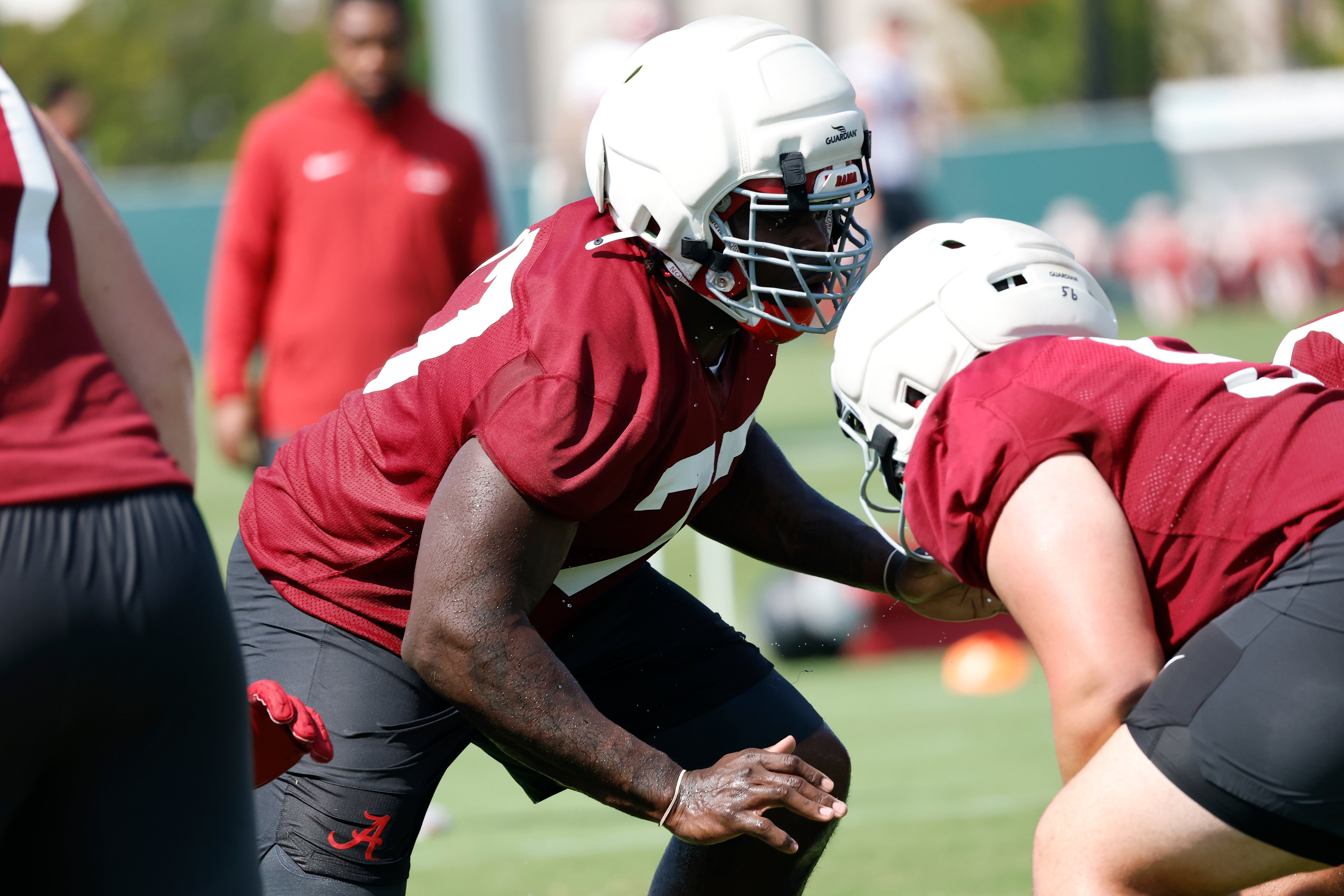 Alabama offensive lineman Jaeden Roberts
