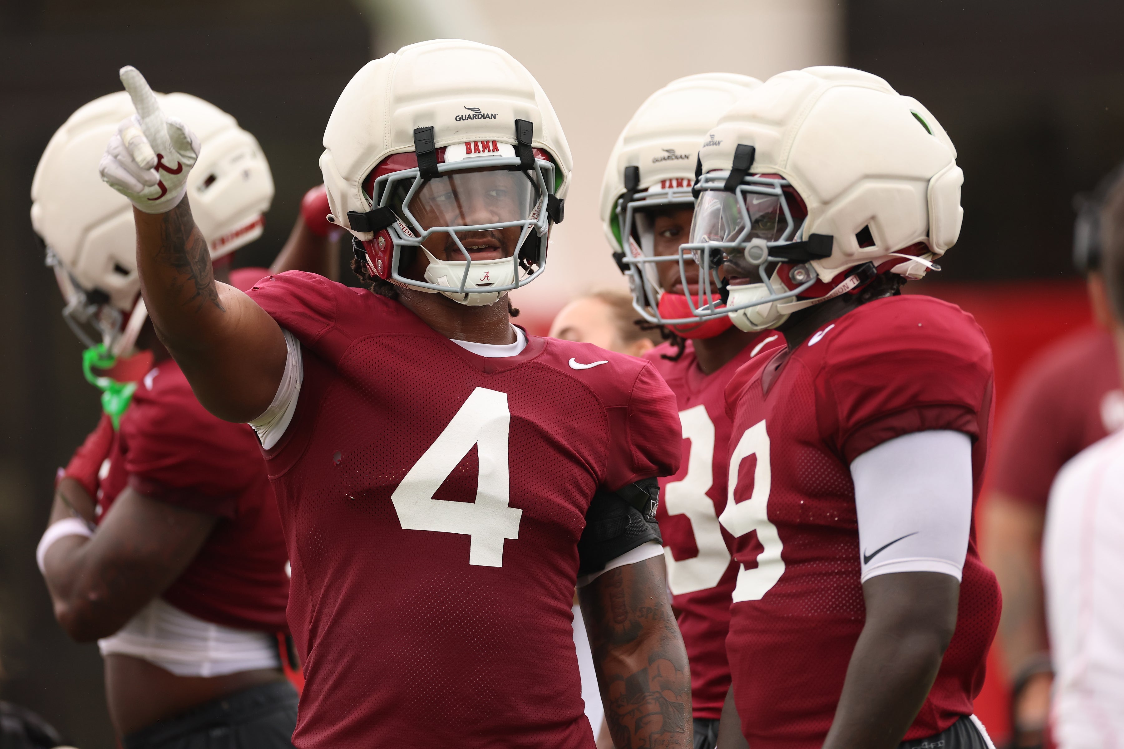 Alabama running back Daniel Hill