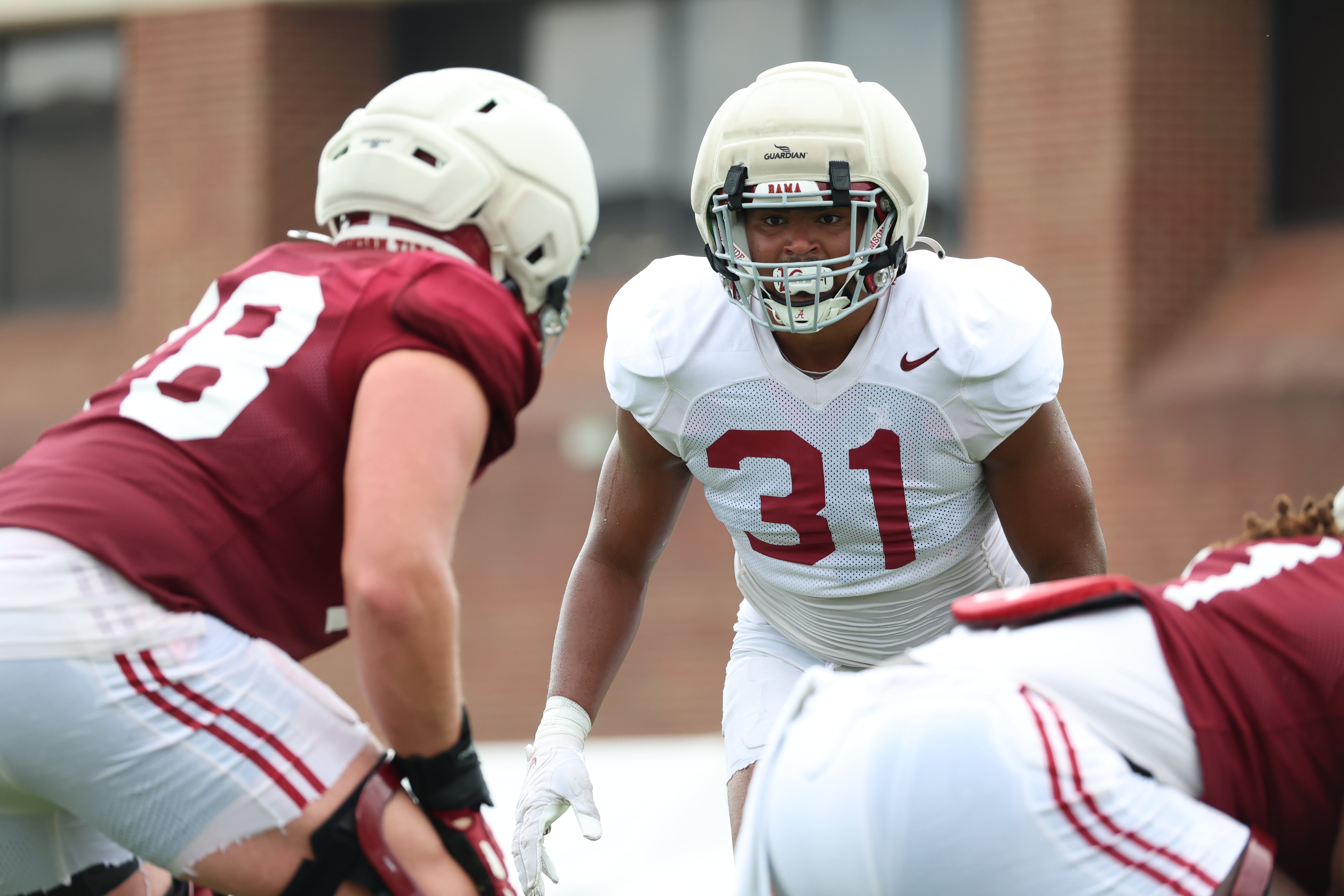 Alabama defensive lineman Keon Keeley