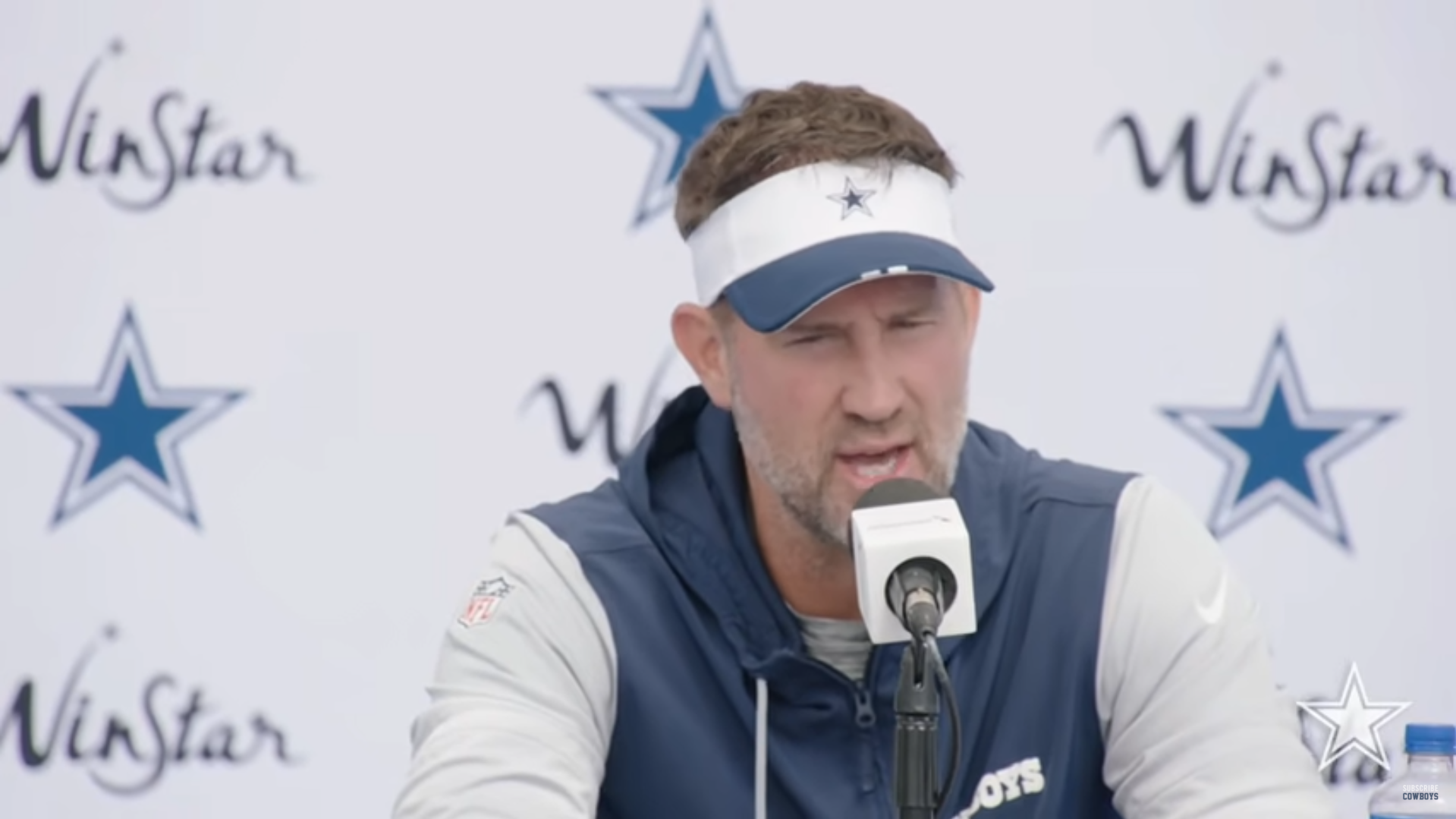 Dallas Cowboys HC Brian Schottenheimer talks about having battled cancer at age 28.