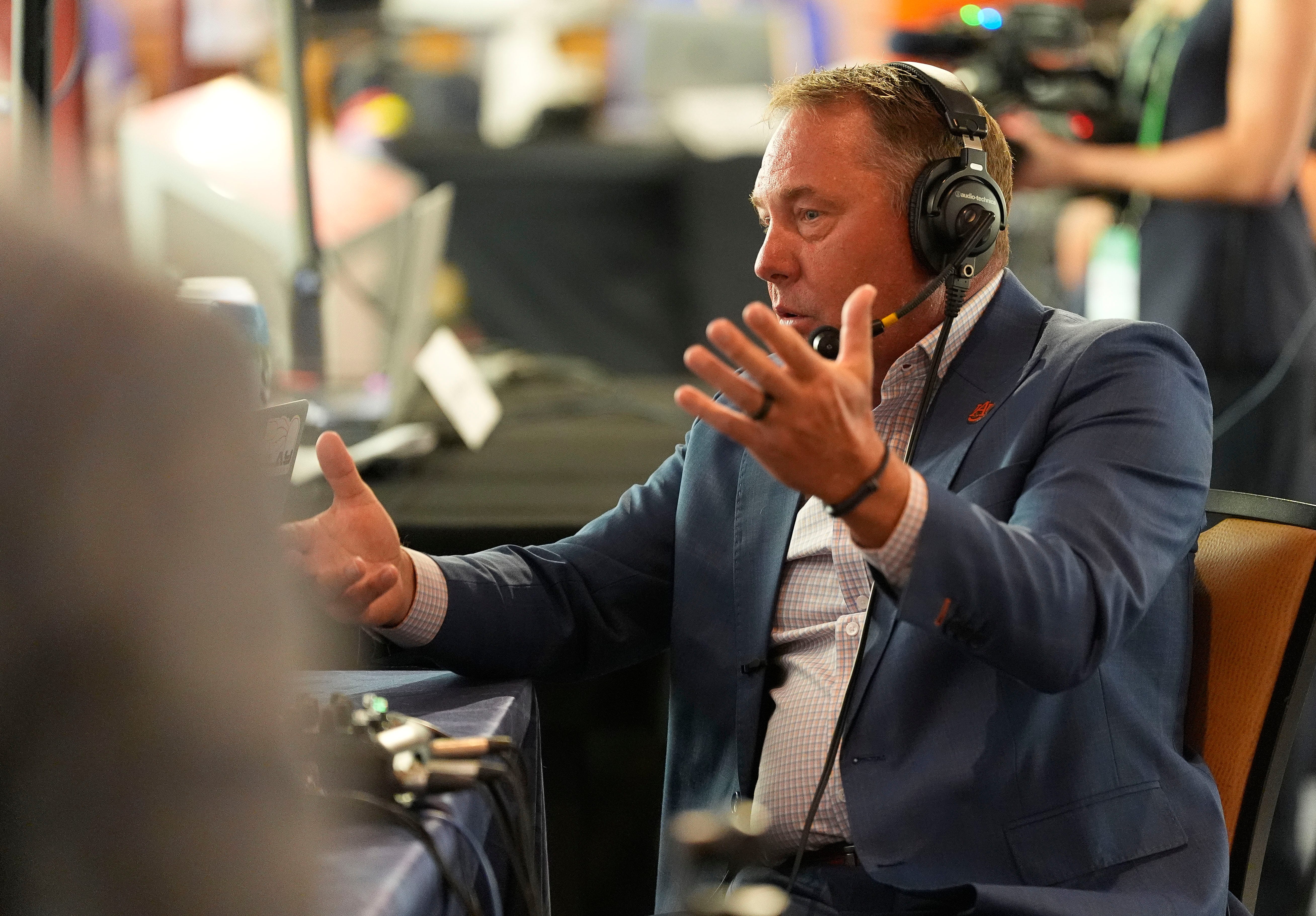 Auburn Tigers head coach Hugh Freeze SEC Media Days