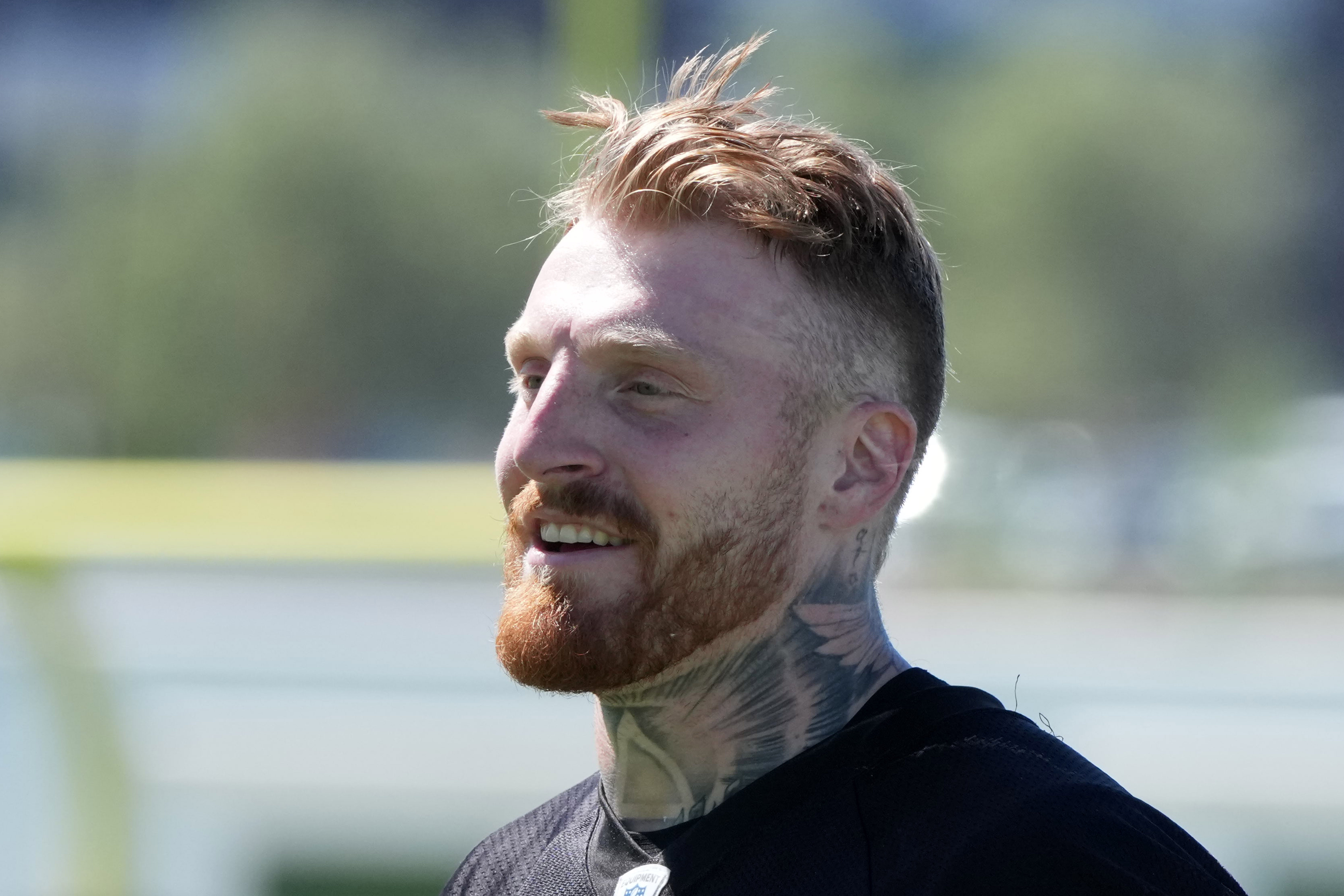 Las Vegas Raiders defensive end Maxx Crosby at Raiders training camp