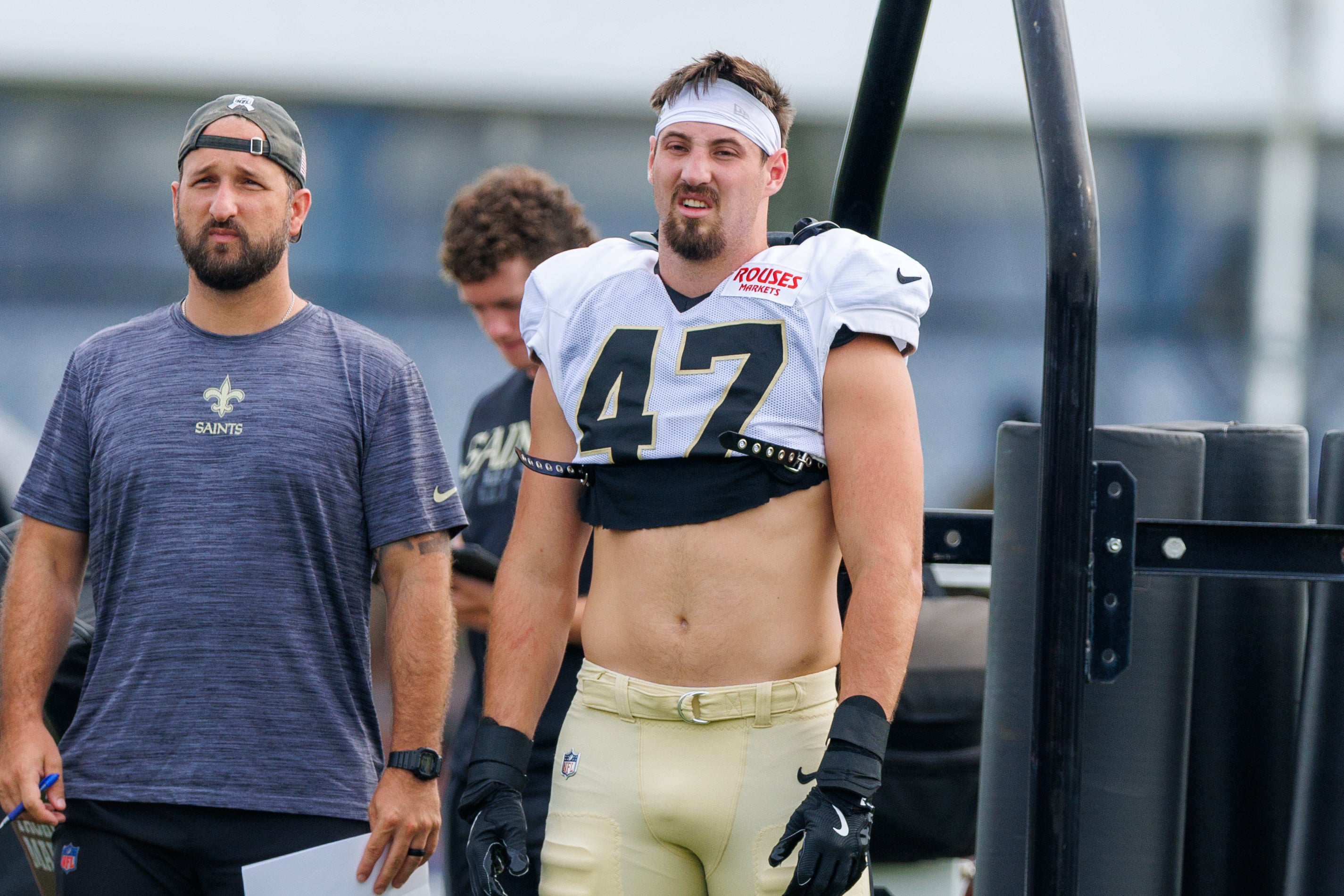 Oklahoma Sooners New Orleans saints rookie linebacker Danny Stutsman