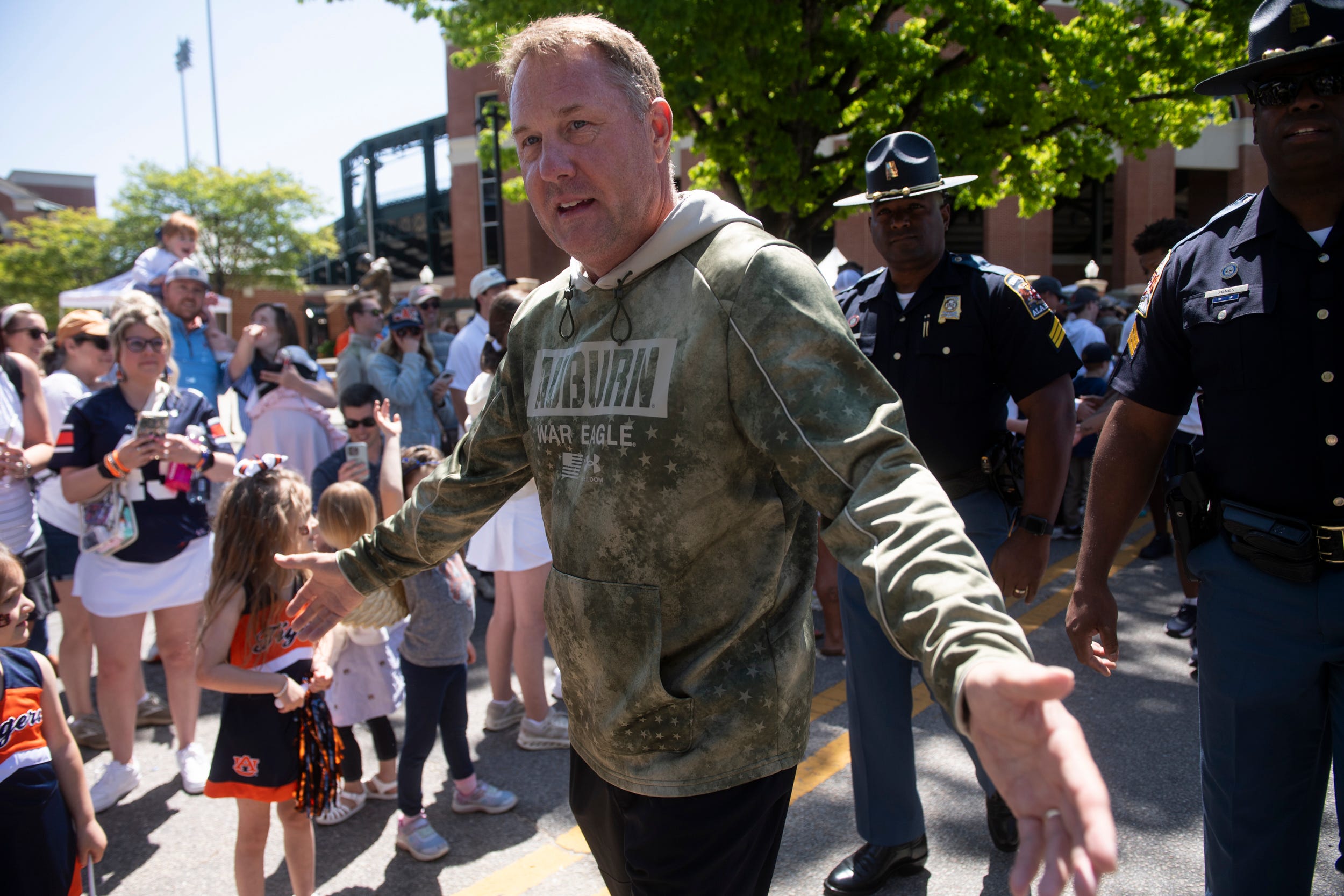 Auburn Tigers head coach Hugh Freeze