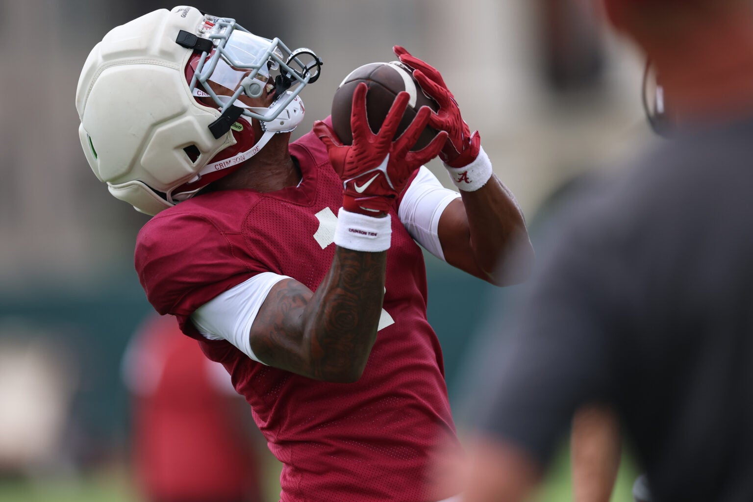 Alabama wide receiver Isaiah Horton