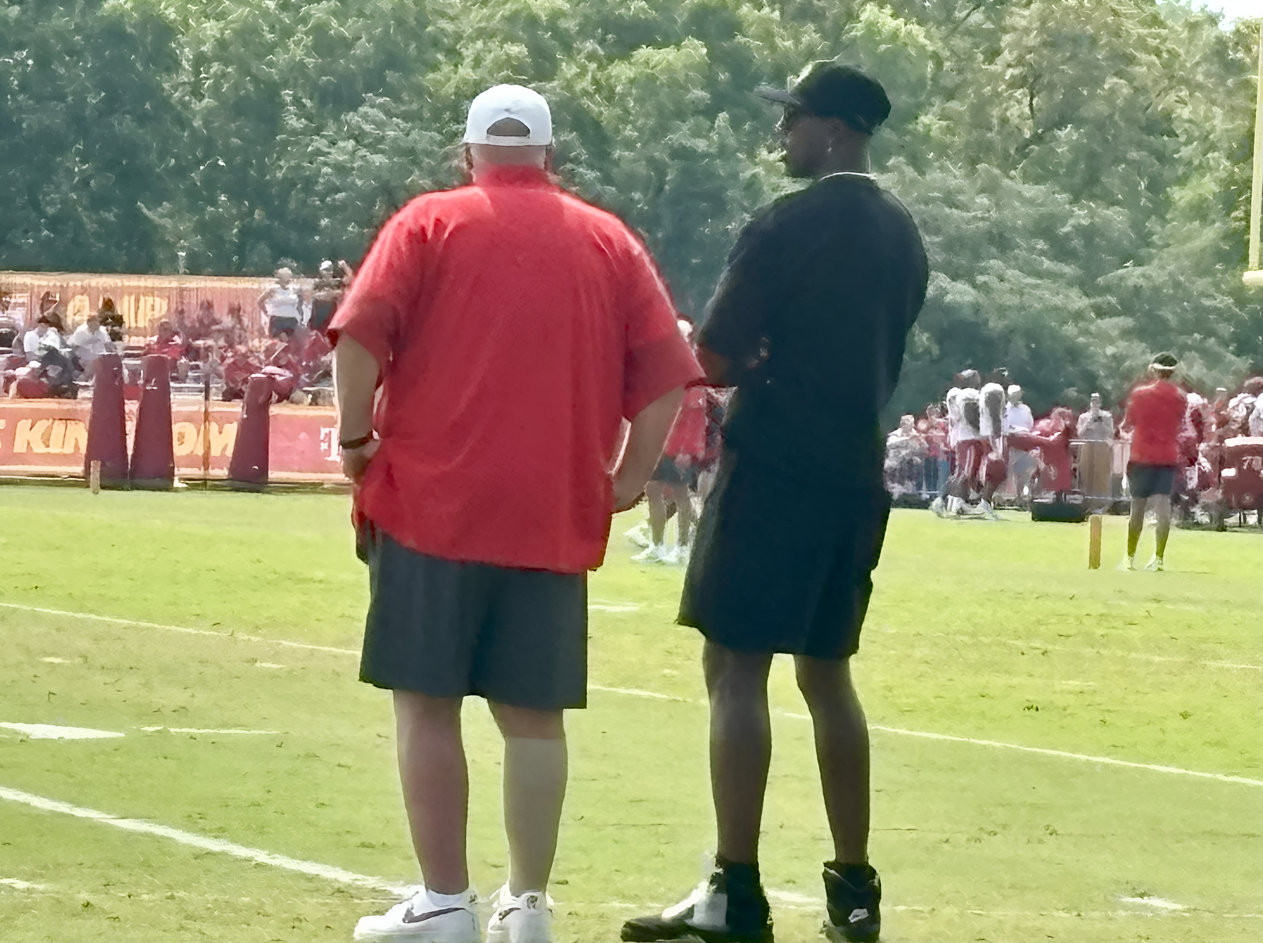 Andy Reid Terrell Owens Kansas City Chiefs Training Camp