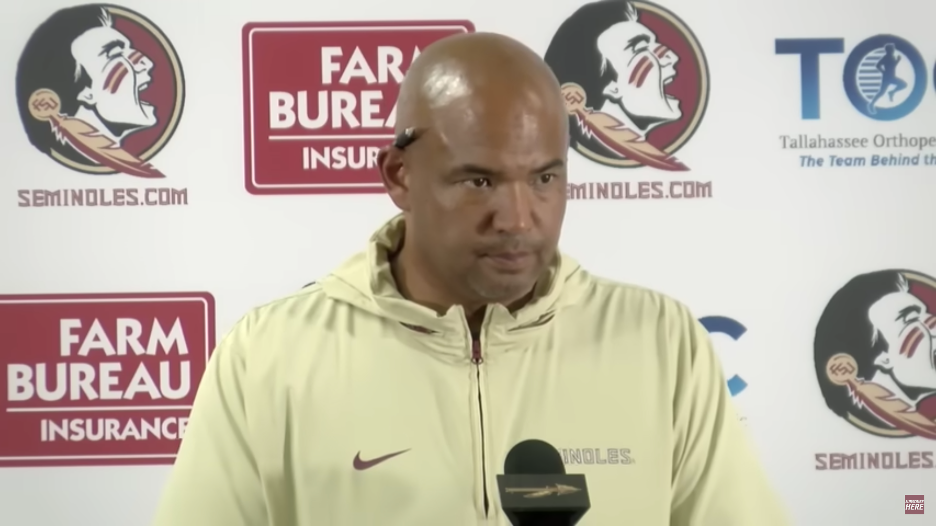 Florida State Seminoles defensive coordinator Tony White