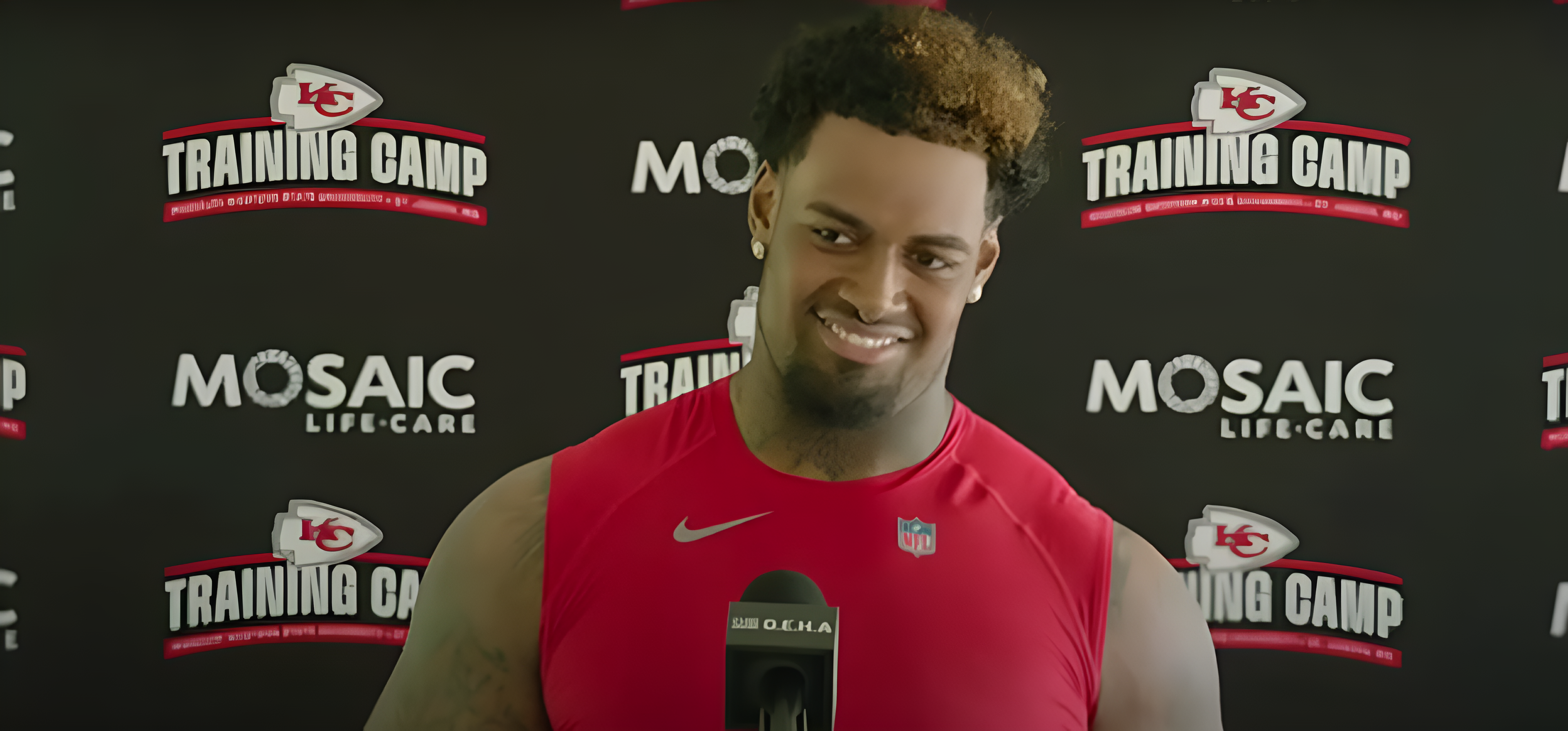 Kansas City Chiefs offensive tackle Josh Simmons.