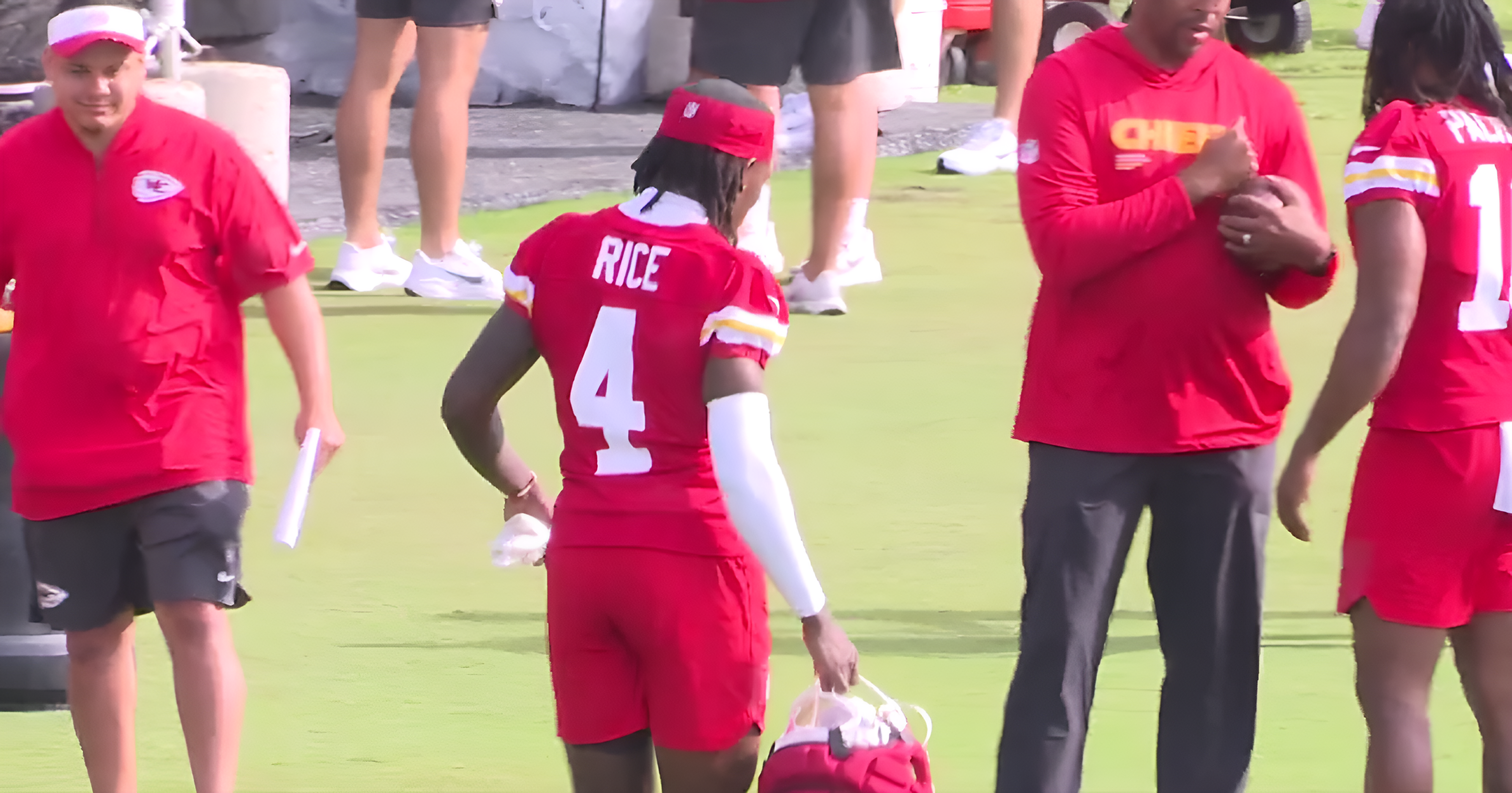 WR Rashee Rice Kansas City Chiefs Training Camp