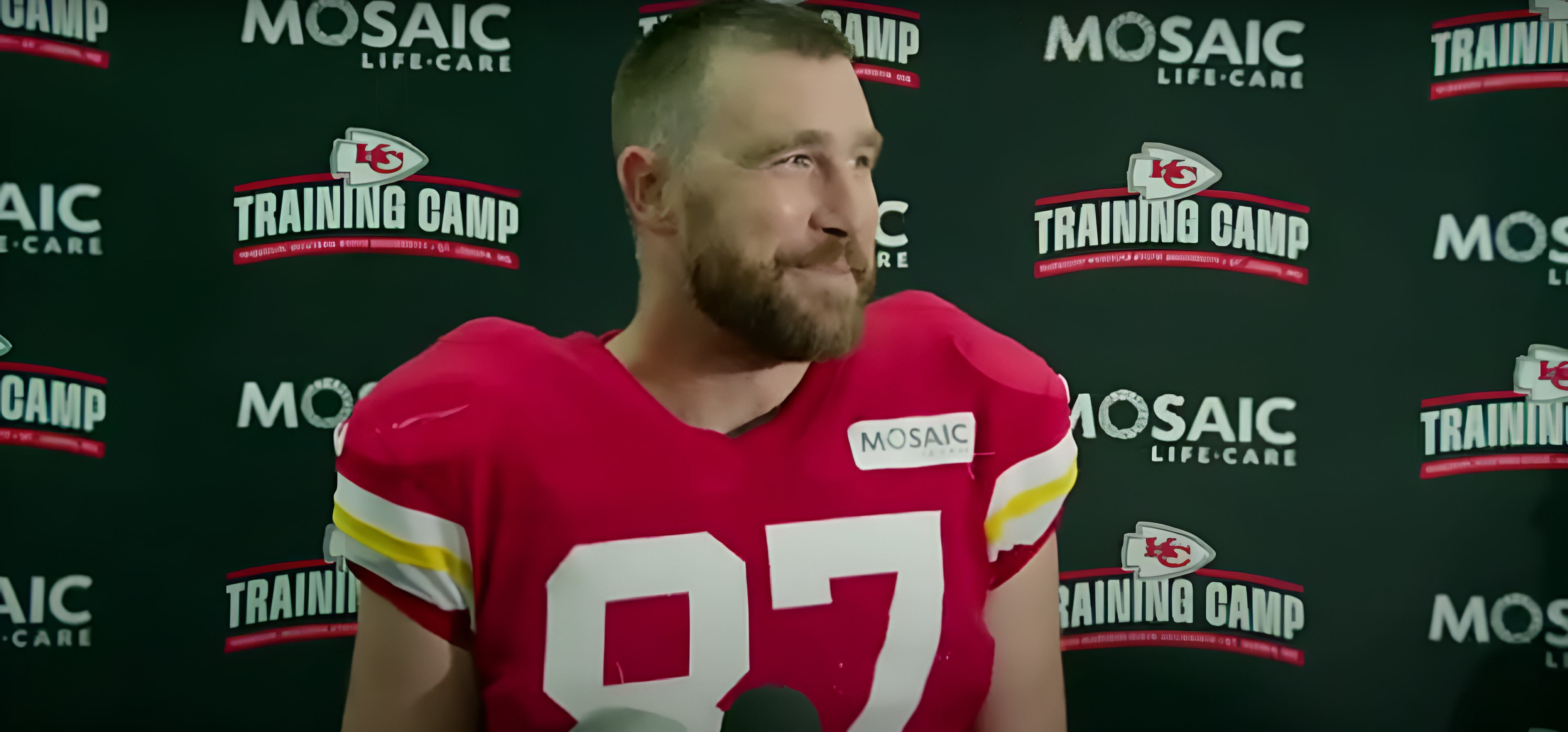 Tight end Travis Kelce Kansas City Chiefs Training Camp