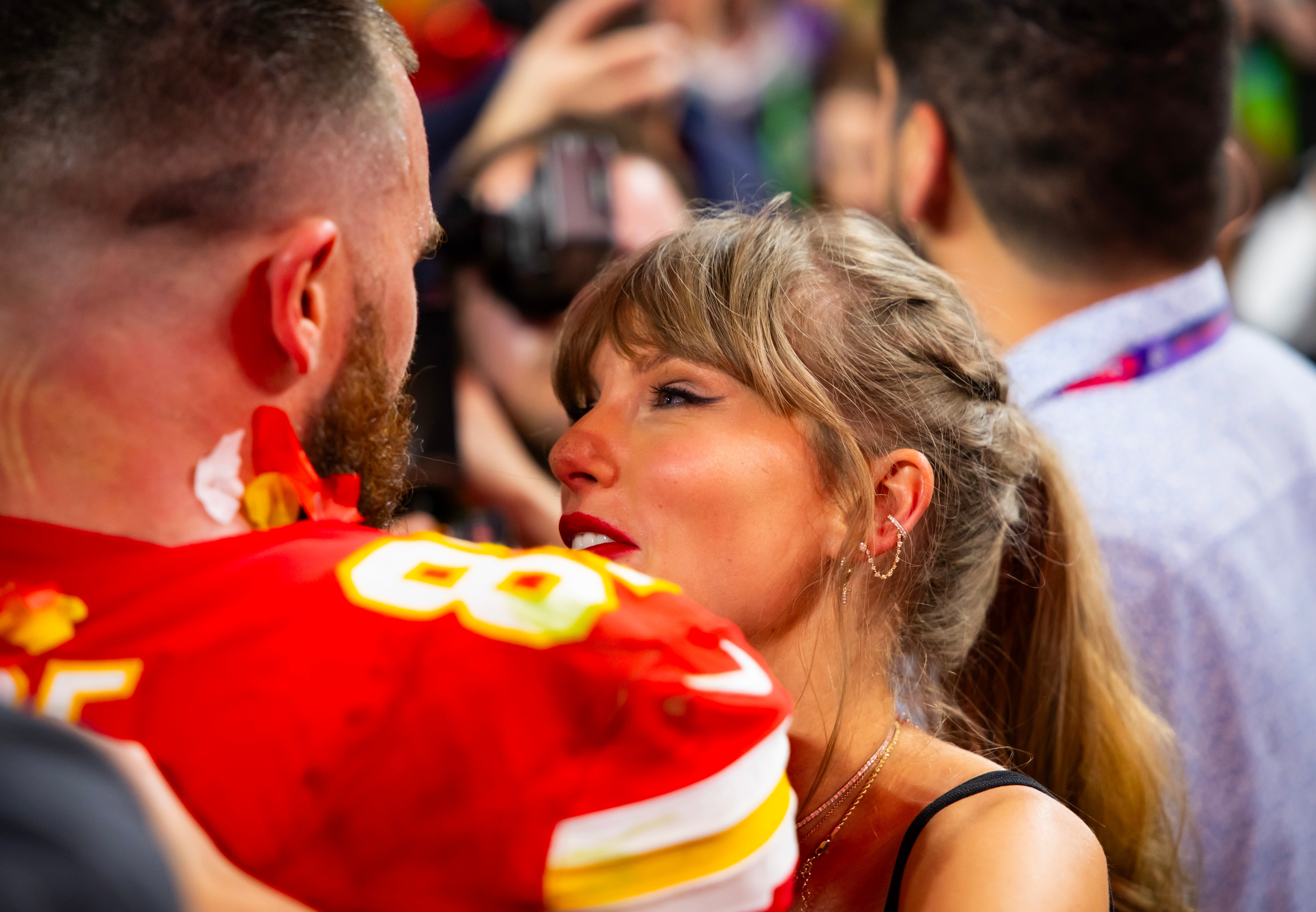 Taylor Swift and Travis Kelce