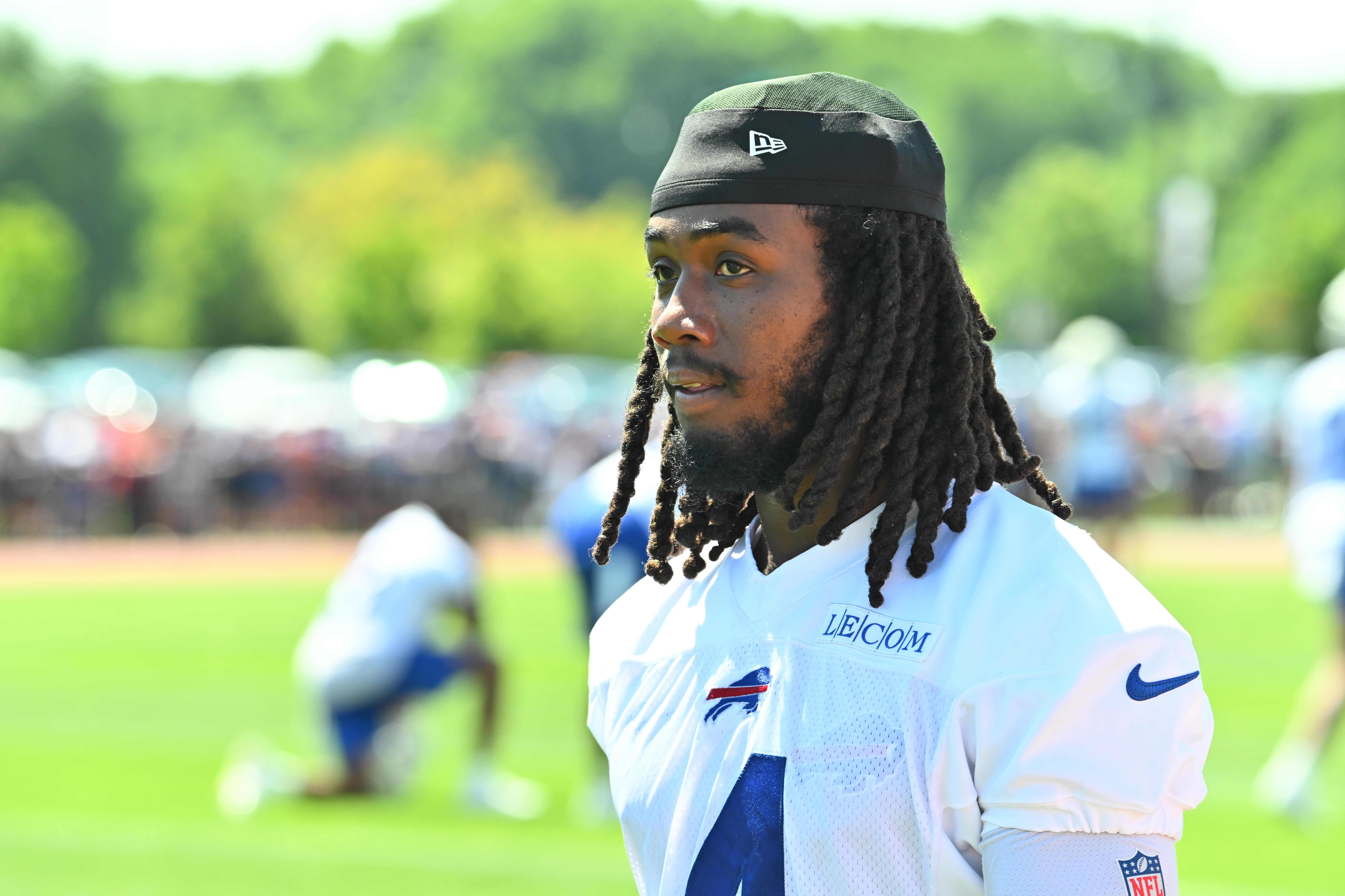 Buffalo Bills RB James Cook at St John Fisher University