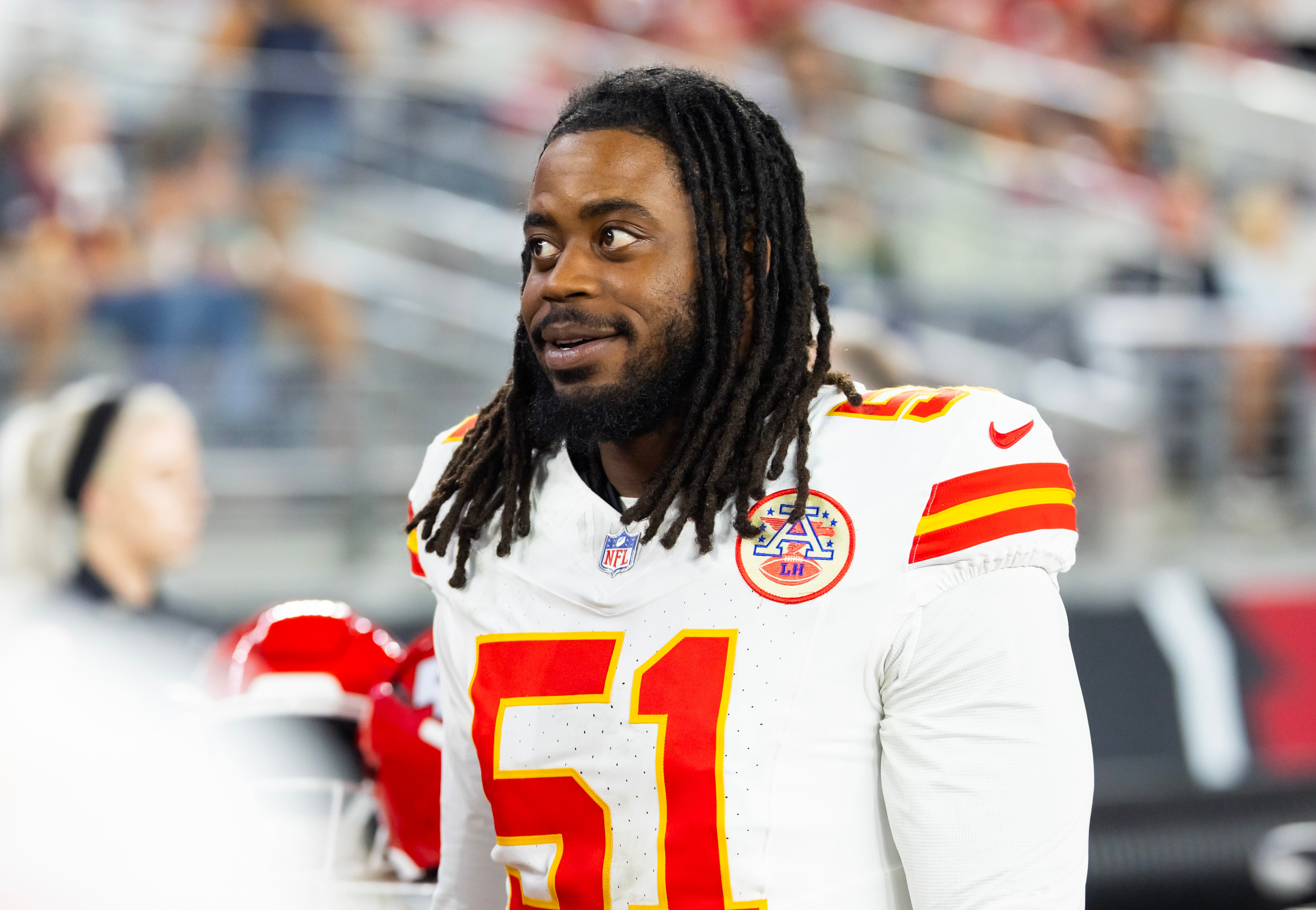 Kansas City Chiefs defensive end Mike Danna