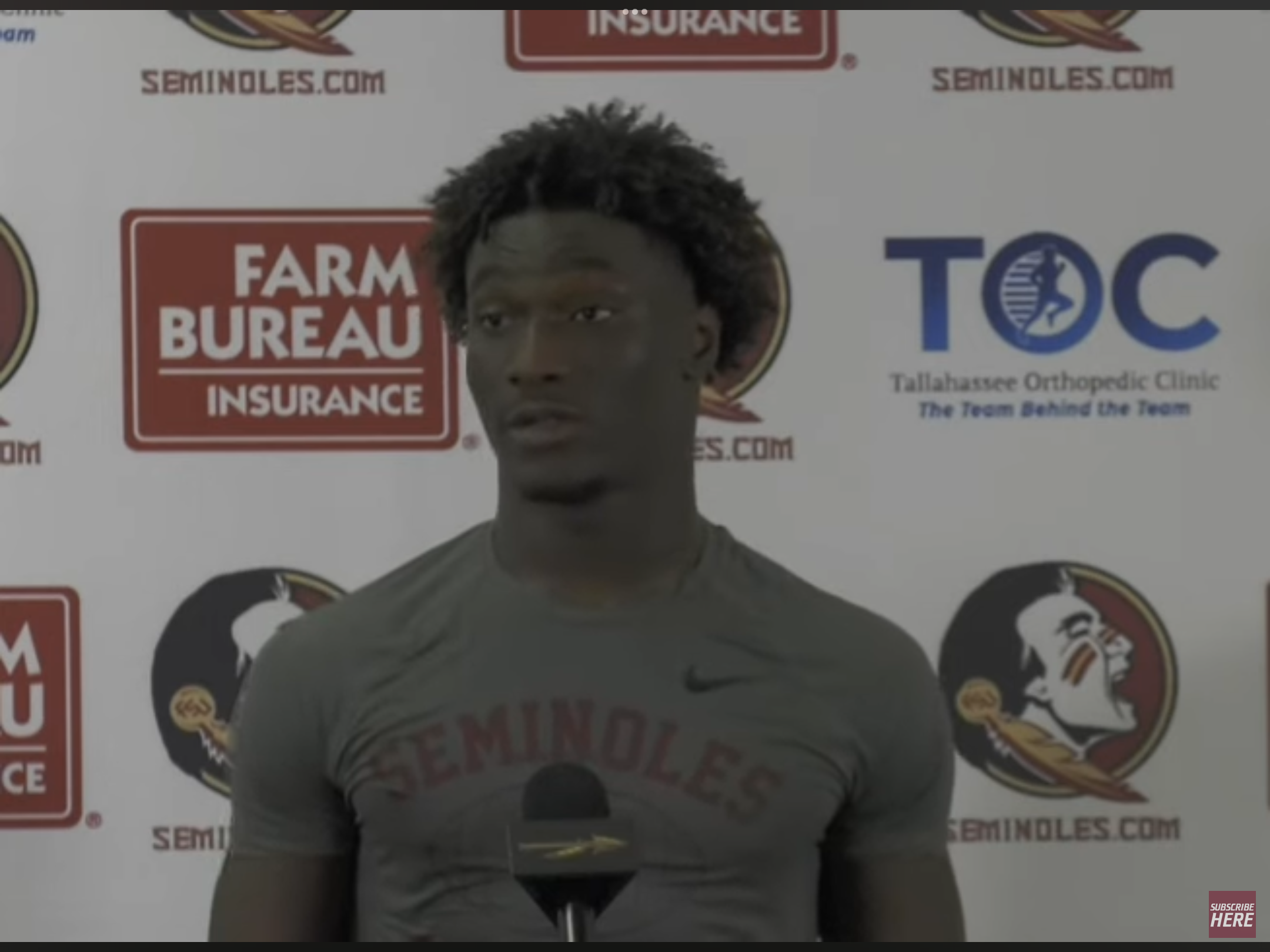 Florida State Seminoles true freshman running back Ousmane Kromah