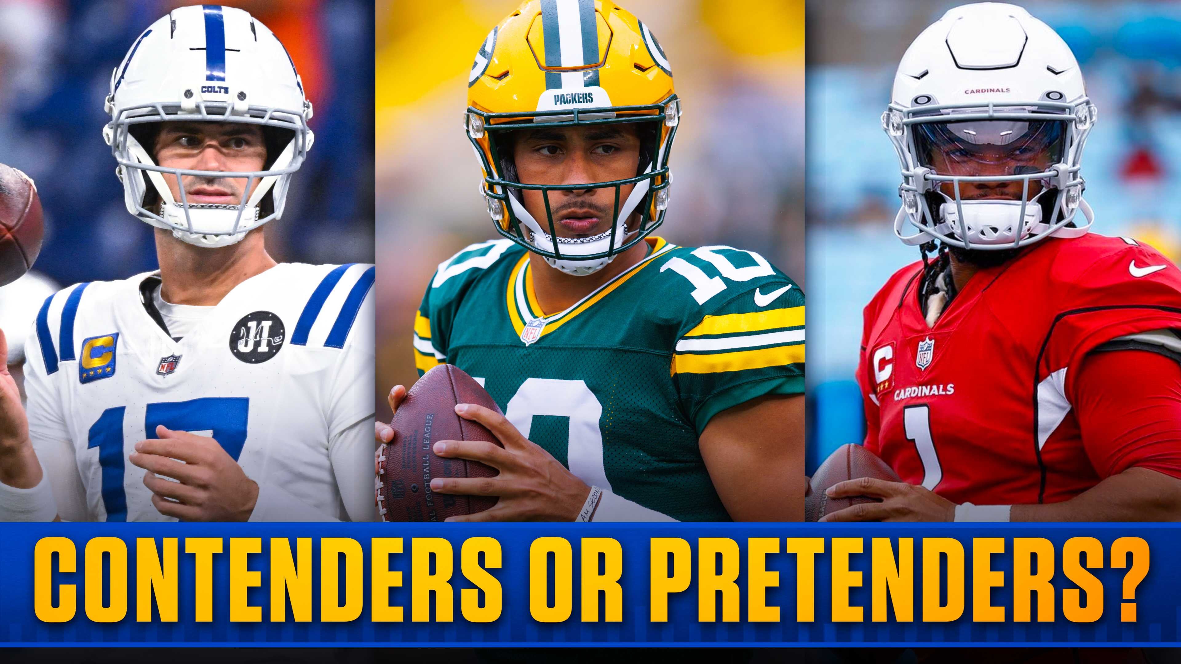 Indianapolis Colts QB Daniel Jones, Green Bay Packers QB Jordan Love, Arizona Cardinals QB Kyler Murray