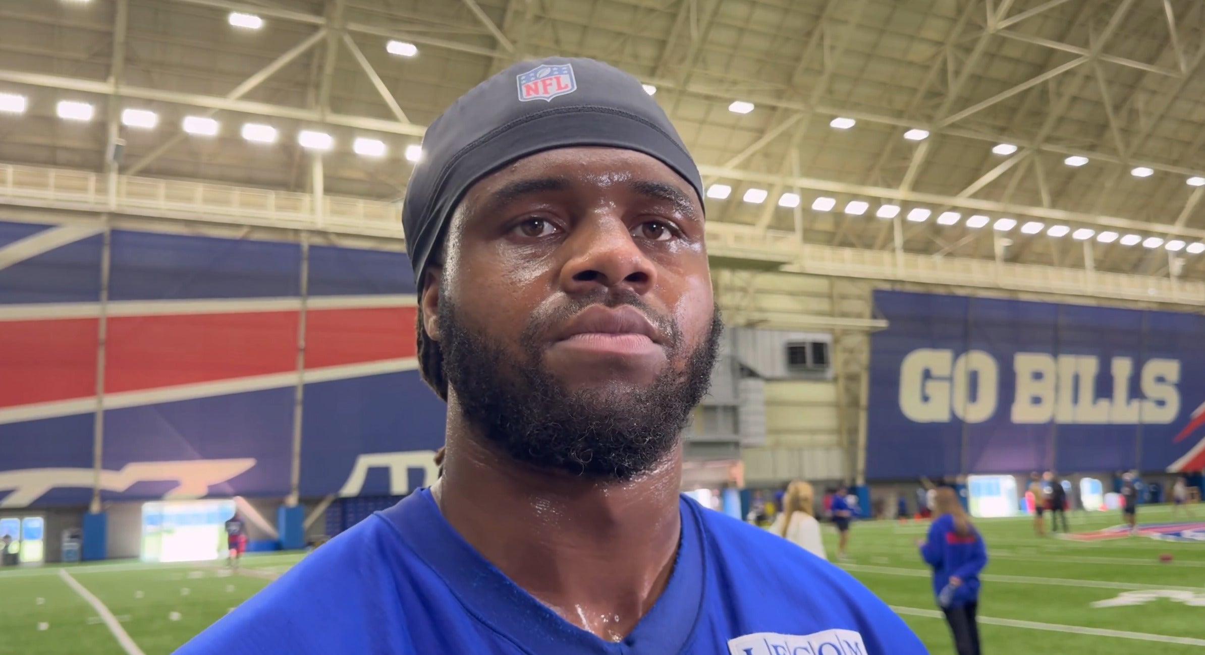 Buffalo Bills rookie T.J. Sanders answers questions from Matt Parrino about Week 2 vs. Jets with Ed Oliver sidelined. Taking on additional responsibilities on the defense.