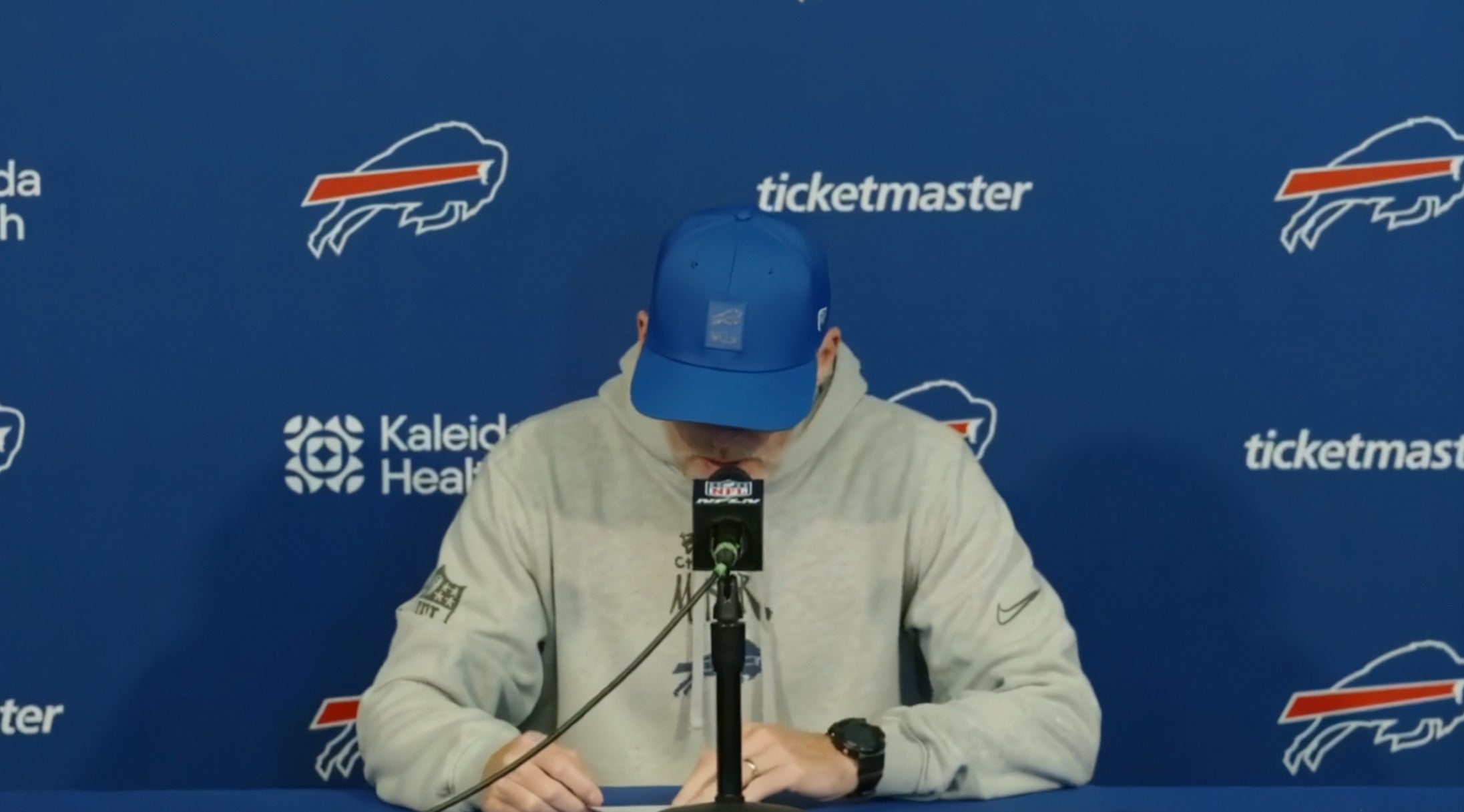 Buffalo Bills head coach Sean McDermott provides an injury update on a slew of key players before Week 3 matchup against the Miami Dolphins
