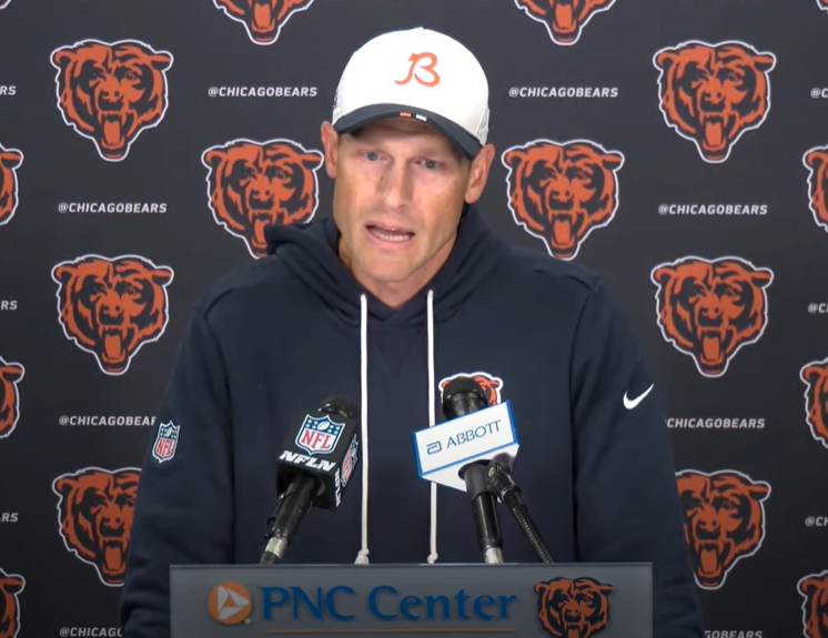 Ben Johnson speaks with reporters on Wednesday ahead of Week 4.