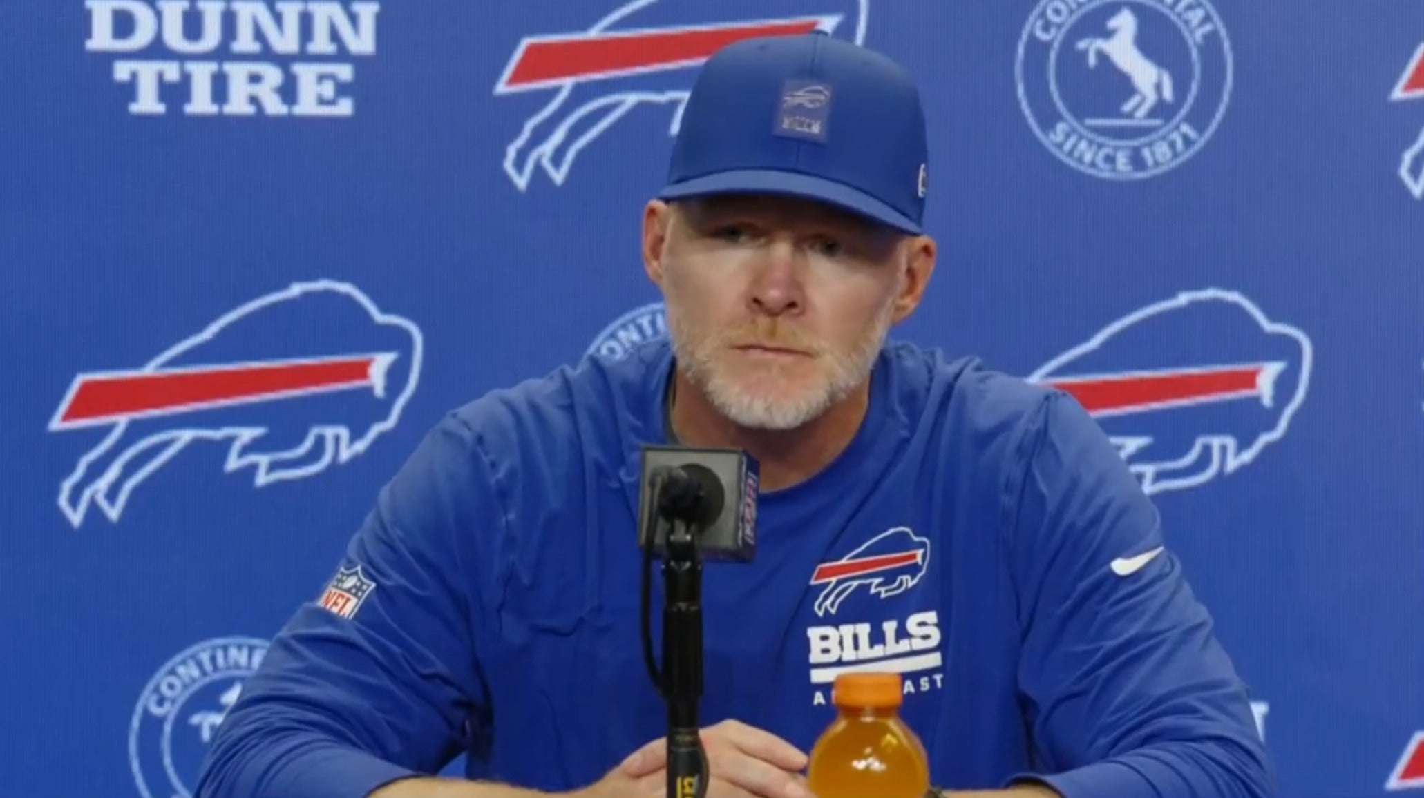 Buffalo Bills head coach Sean McDermott opened up to the media about a special halftime moment between him and Josh Allen that helped fuel the team to victory