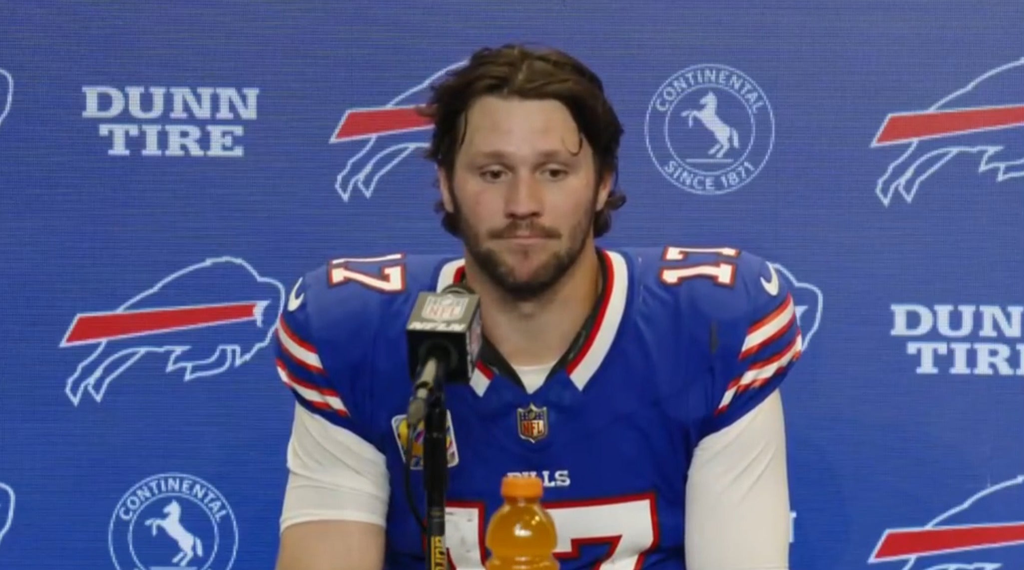 Buffalo Bills QB Josh Allen opens up to the media after the team's Week 4 win vs. New Orleans Saints with "disappointing" comment that's turning heads