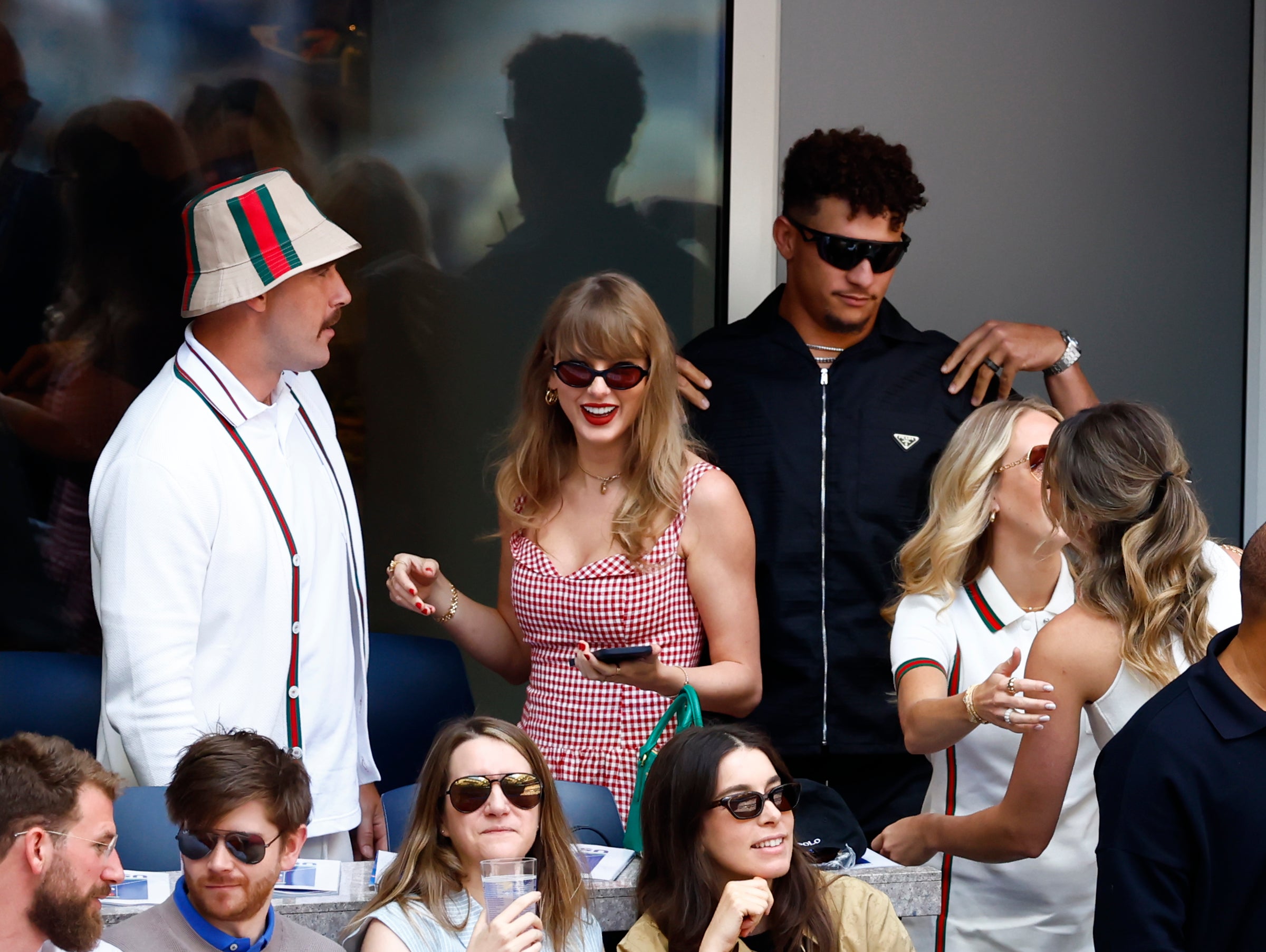Taylor Swift, Travis Kelce, Patrick Mahomes