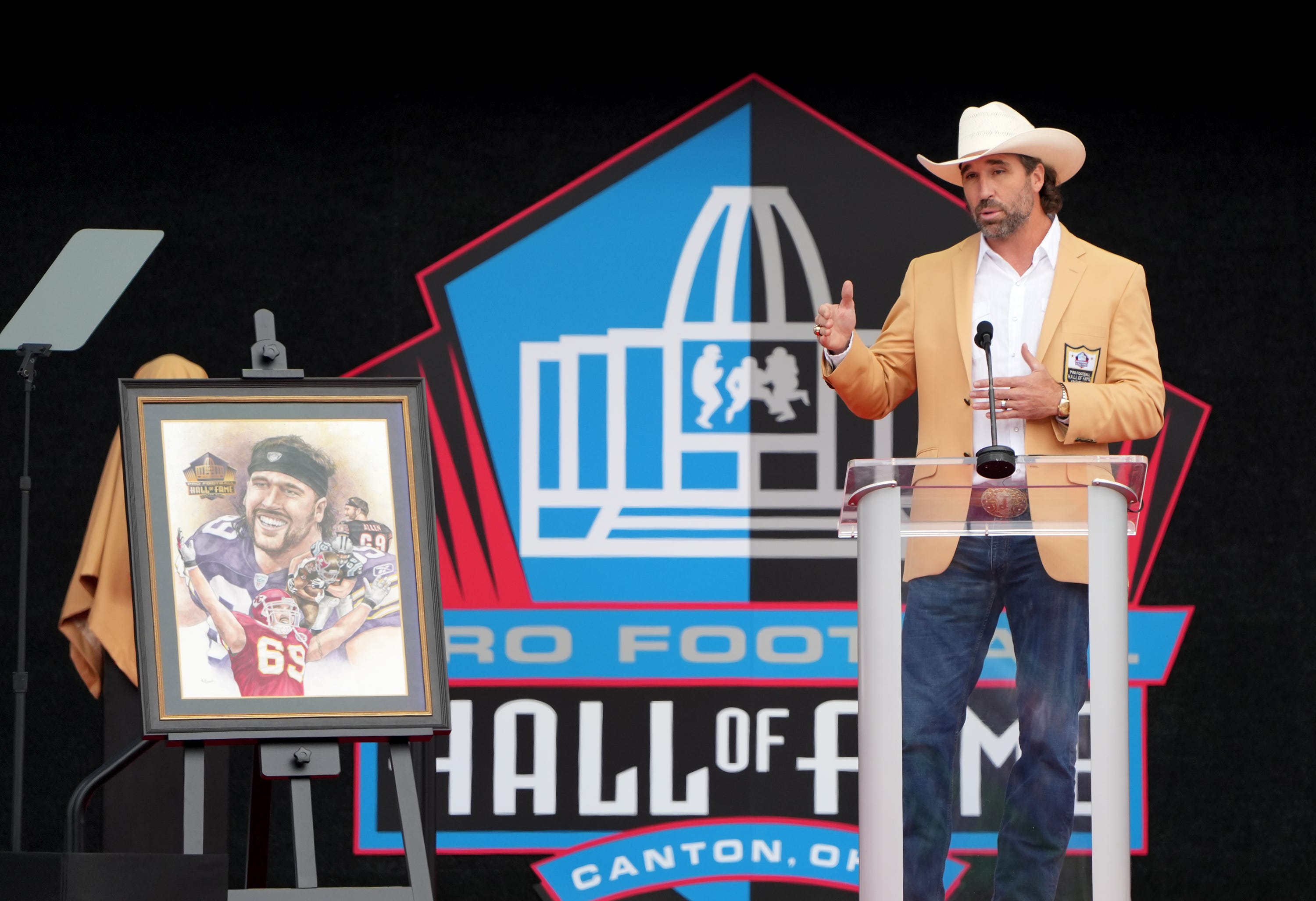 Jared Allen gives his Pro Football Hall of Fame Enshrinement speech