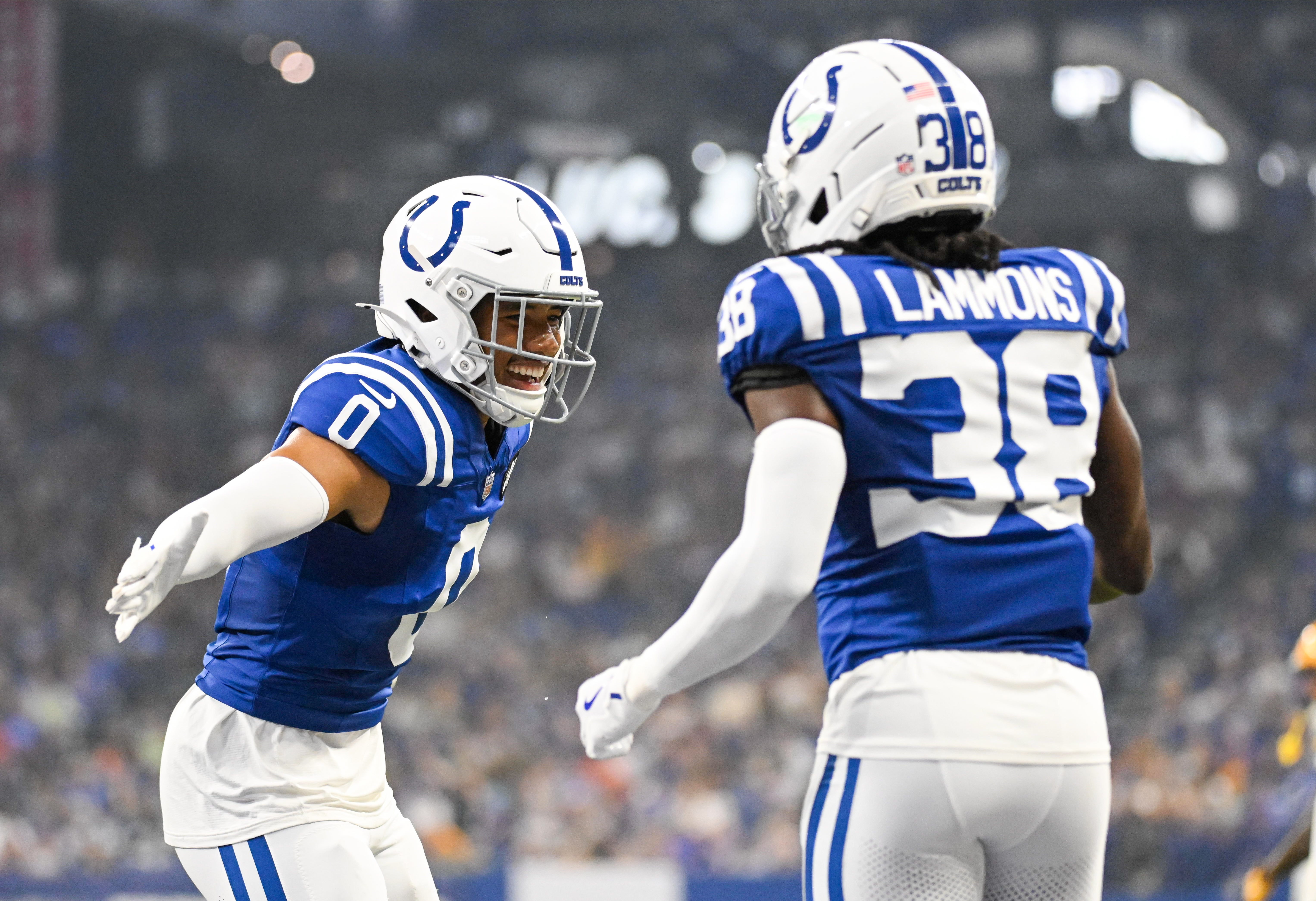 Colts safety Cam Bynum and CB Chris Lammons