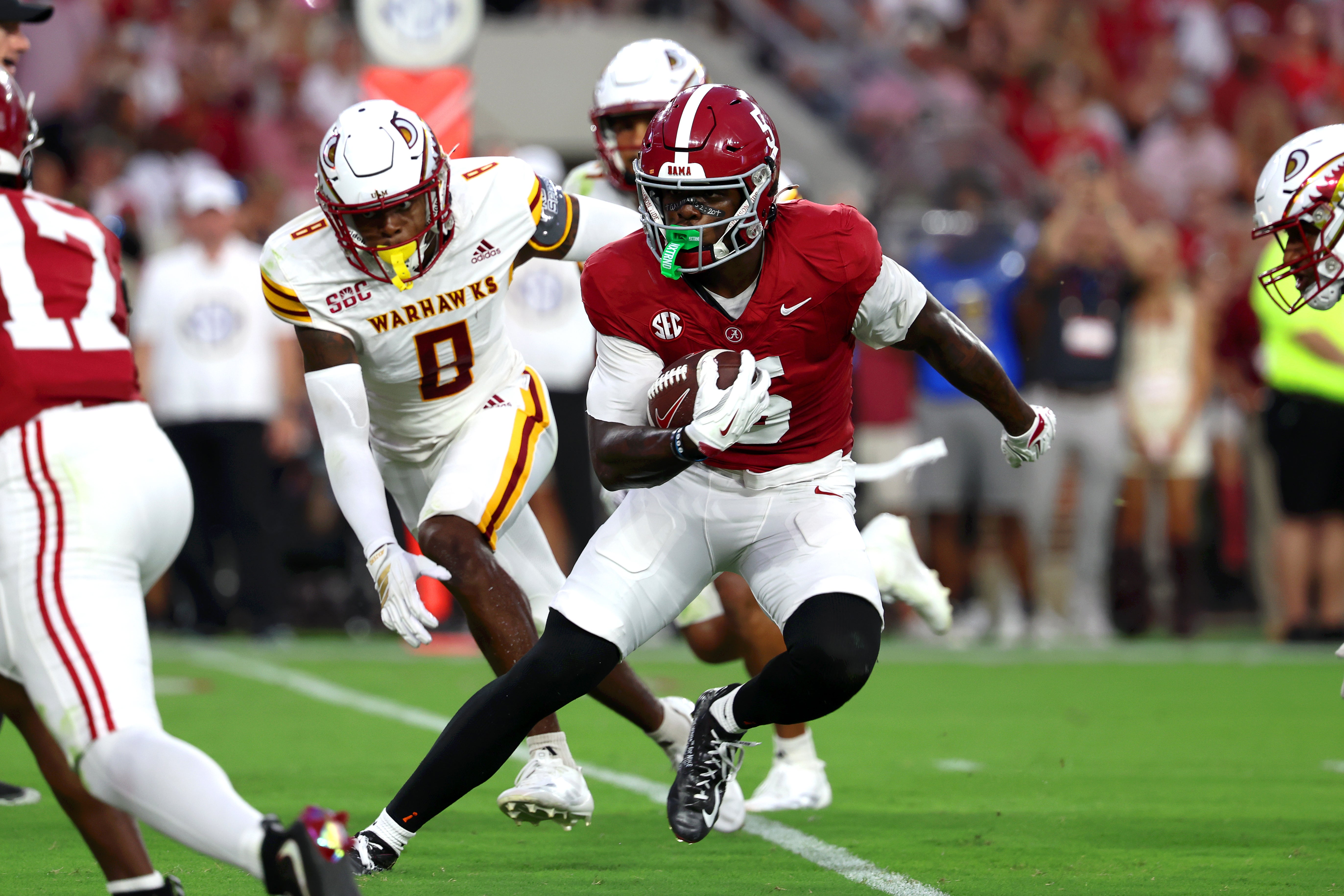 Alabama wide receiver Germie Bernard